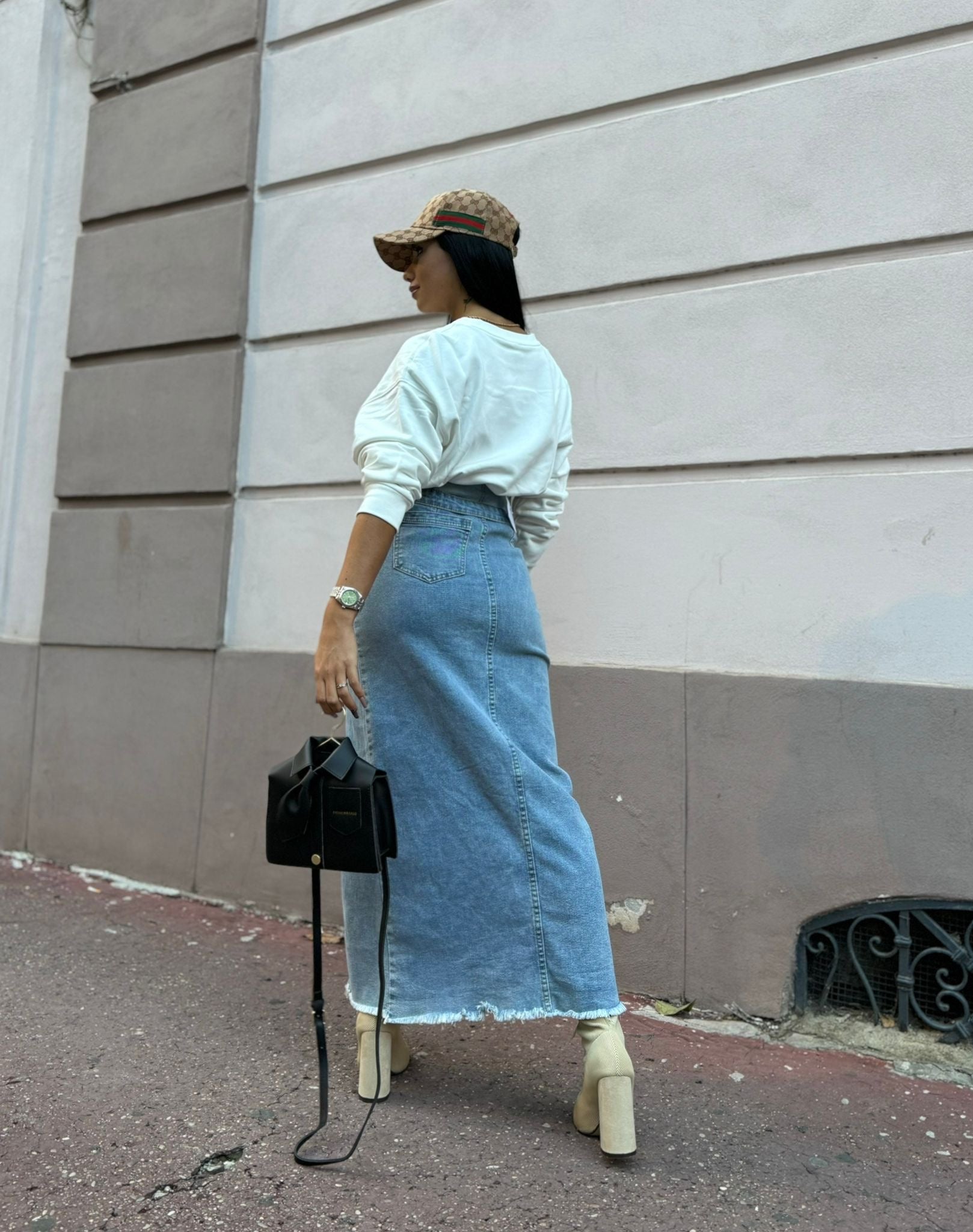 Gonna lunga jeans enea
