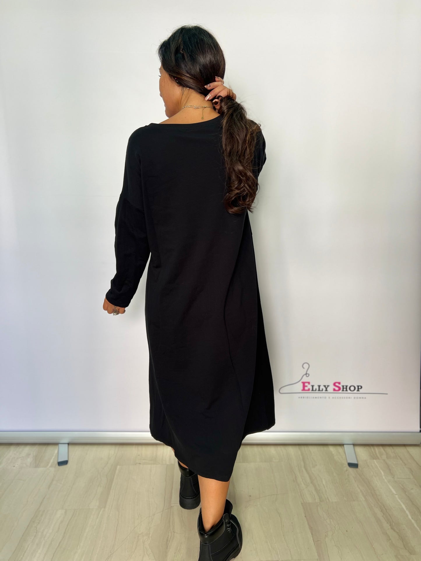 Vestito donna curvy con paillettes