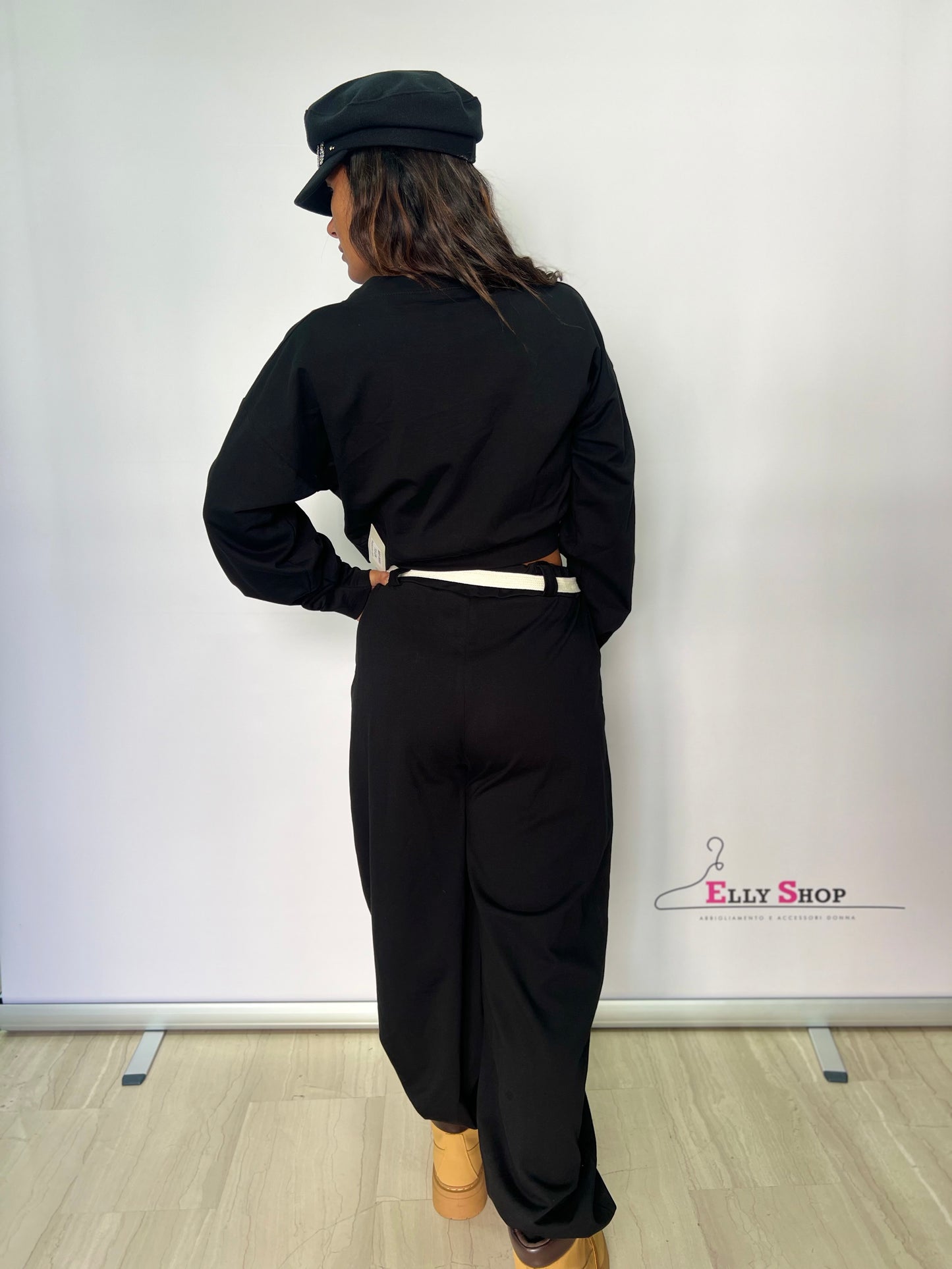 Completo tuta donna con cintura