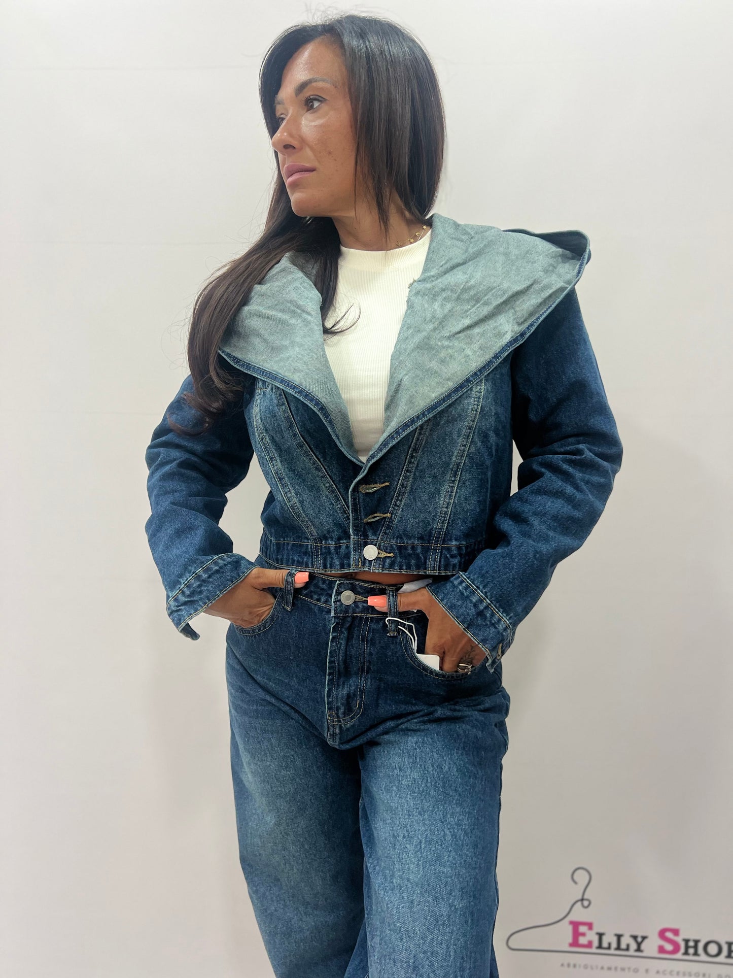 Completo in denim donna varie misure