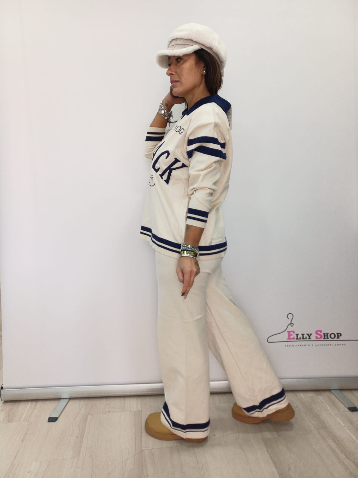 Completo donna casual con scritte