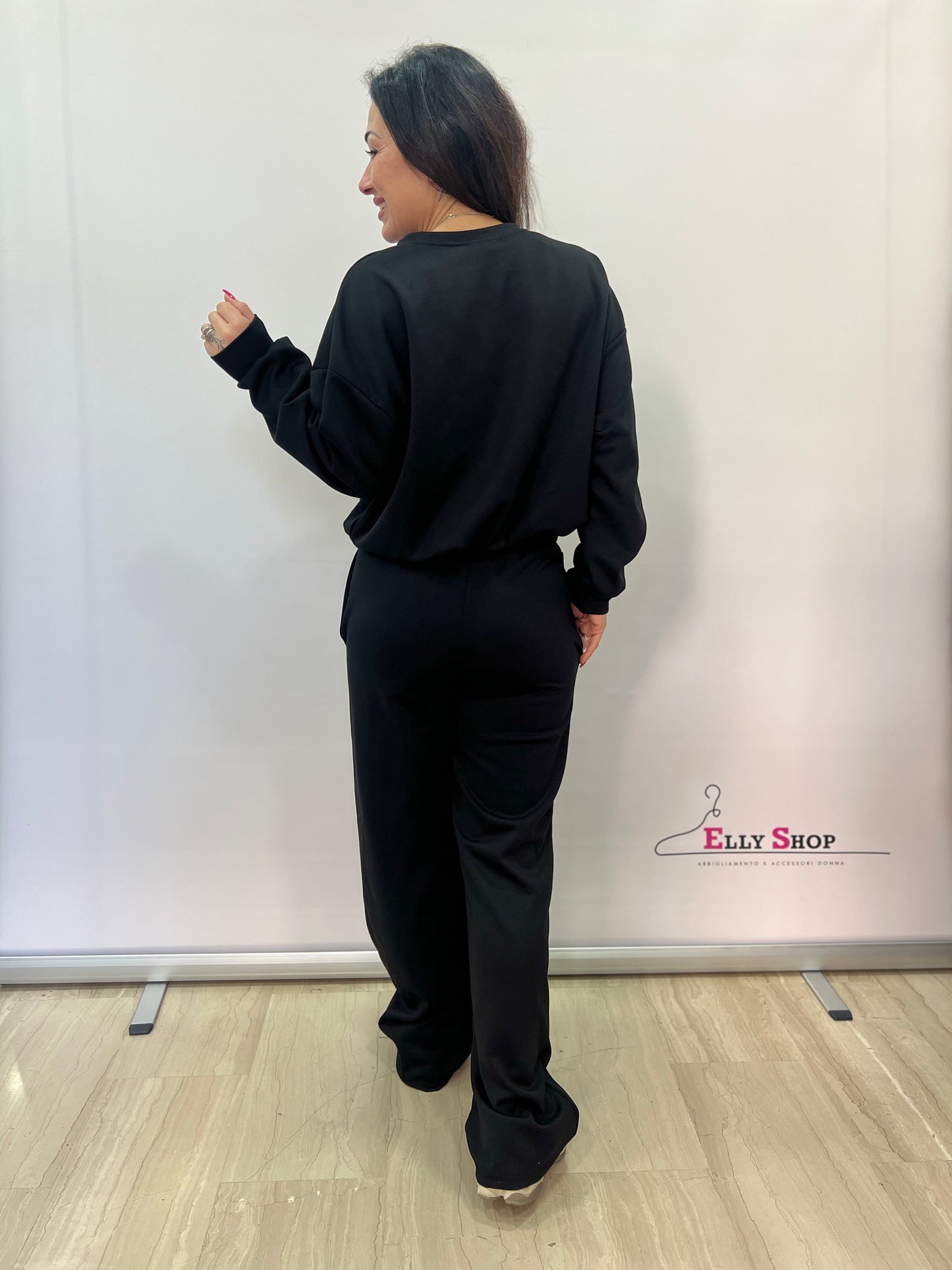 Completo tuta donna casual due pezzi comfort