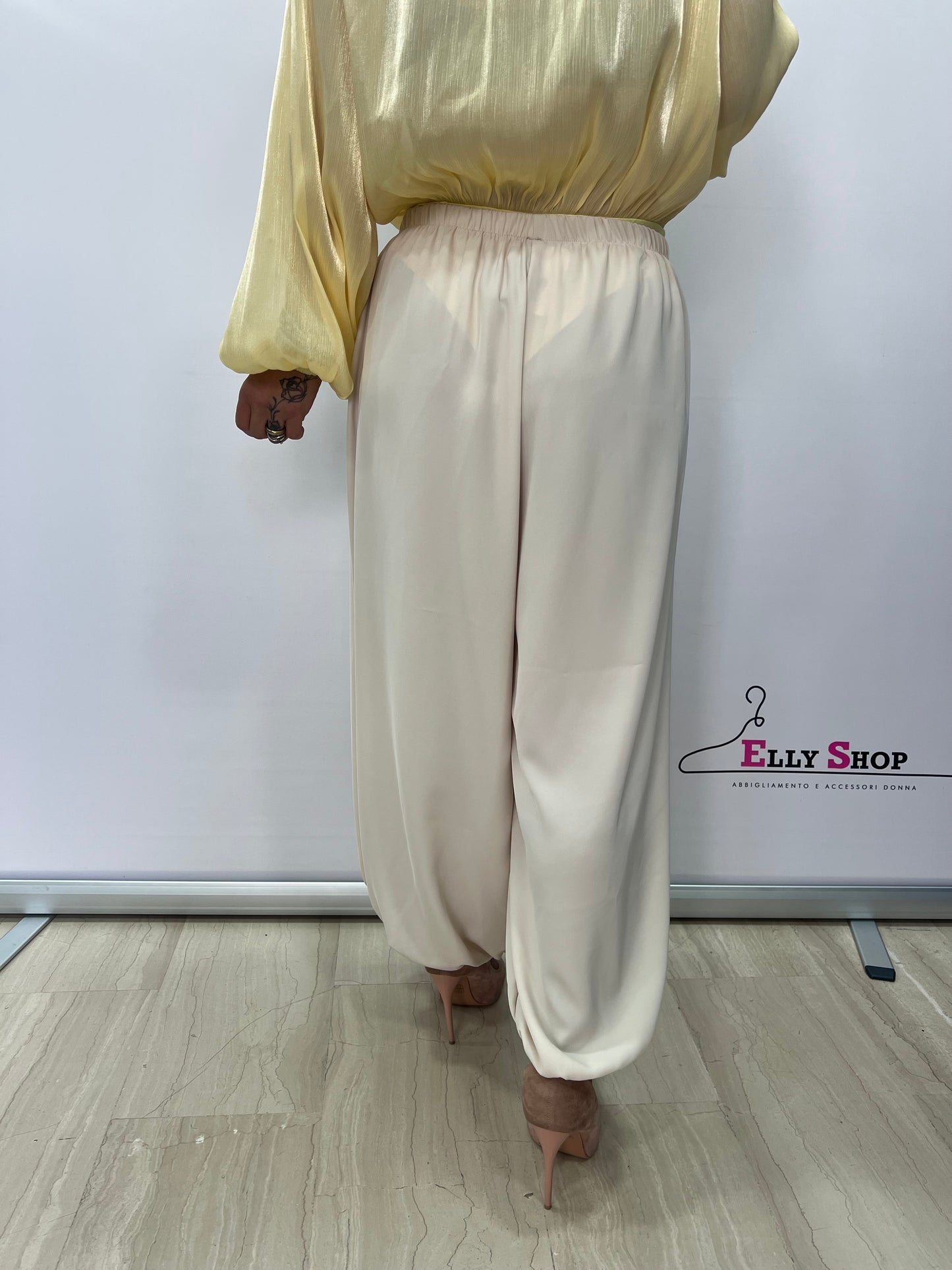 Pantalone palazzo donna ampio elegante