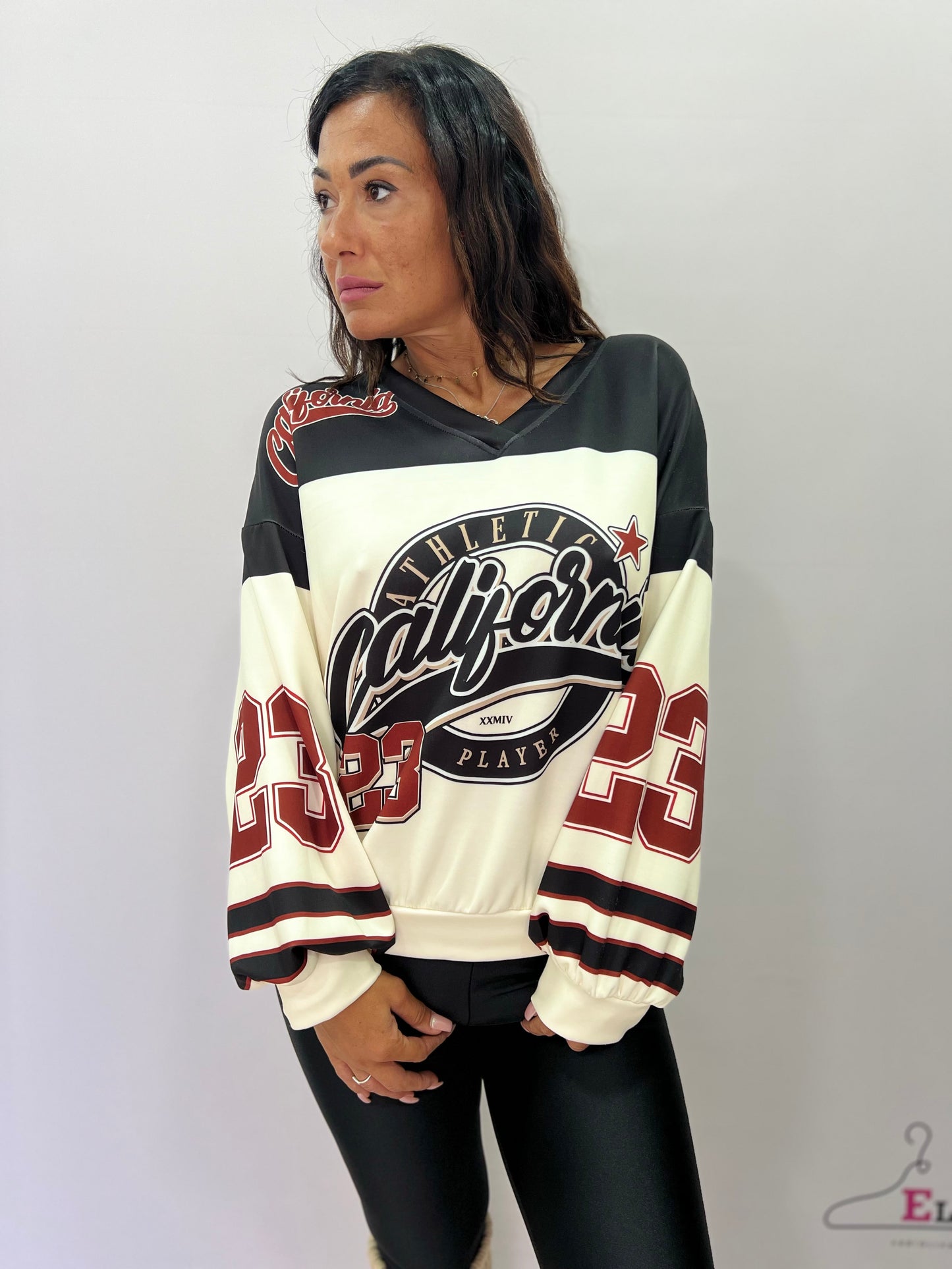 Felpa donna con stampa California