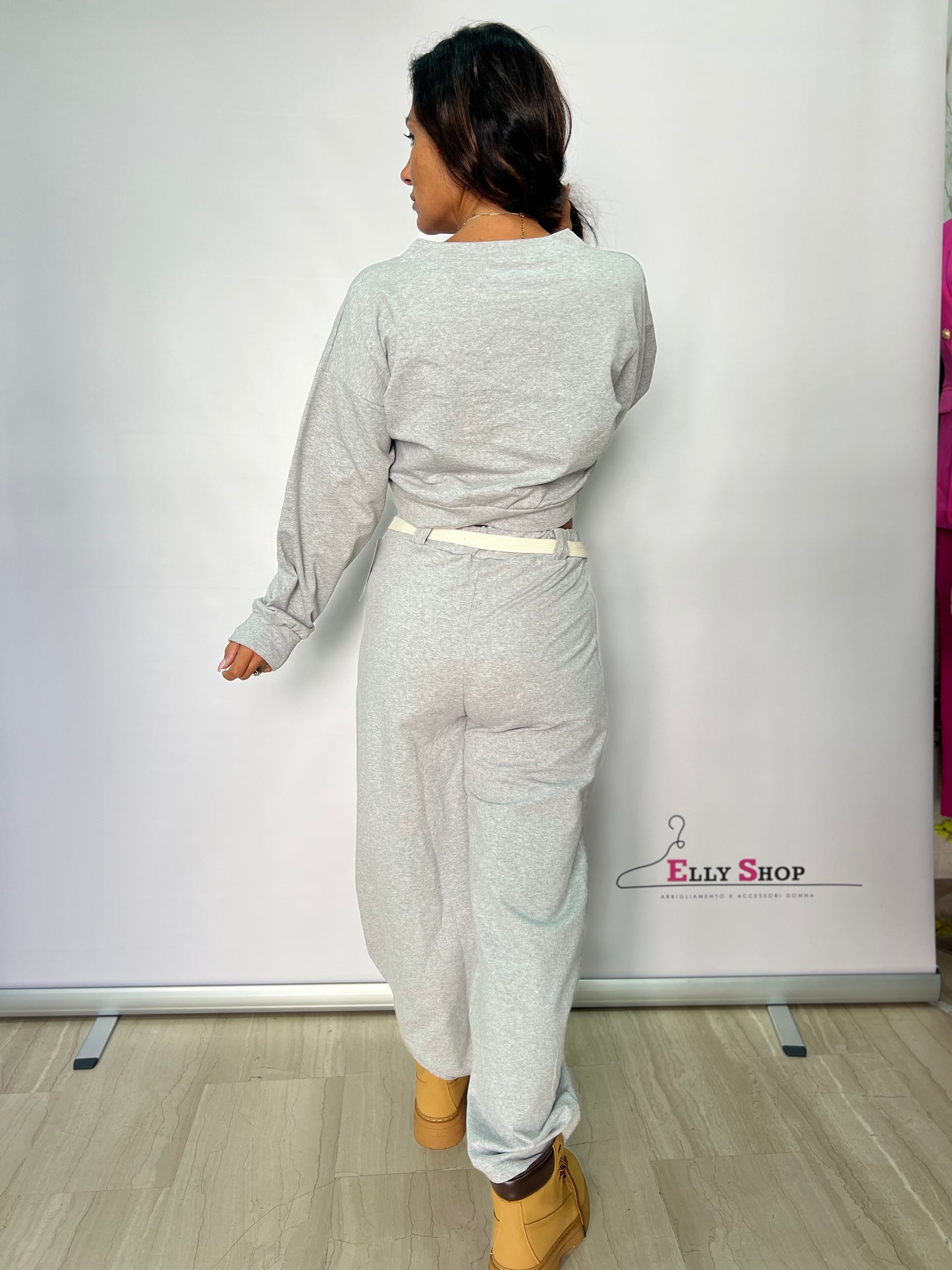 Completo tuta donna con cintura