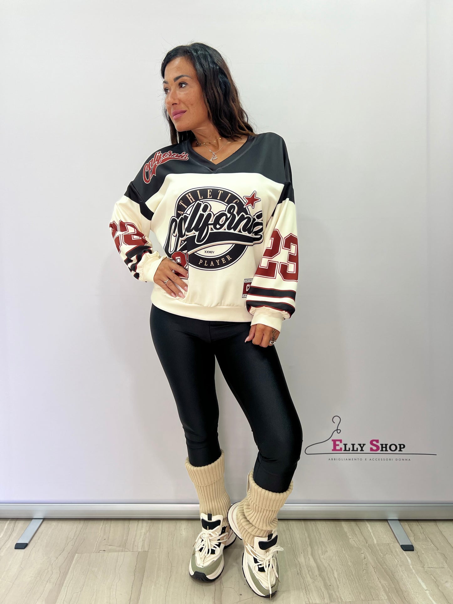 Felpa donna con stampa California