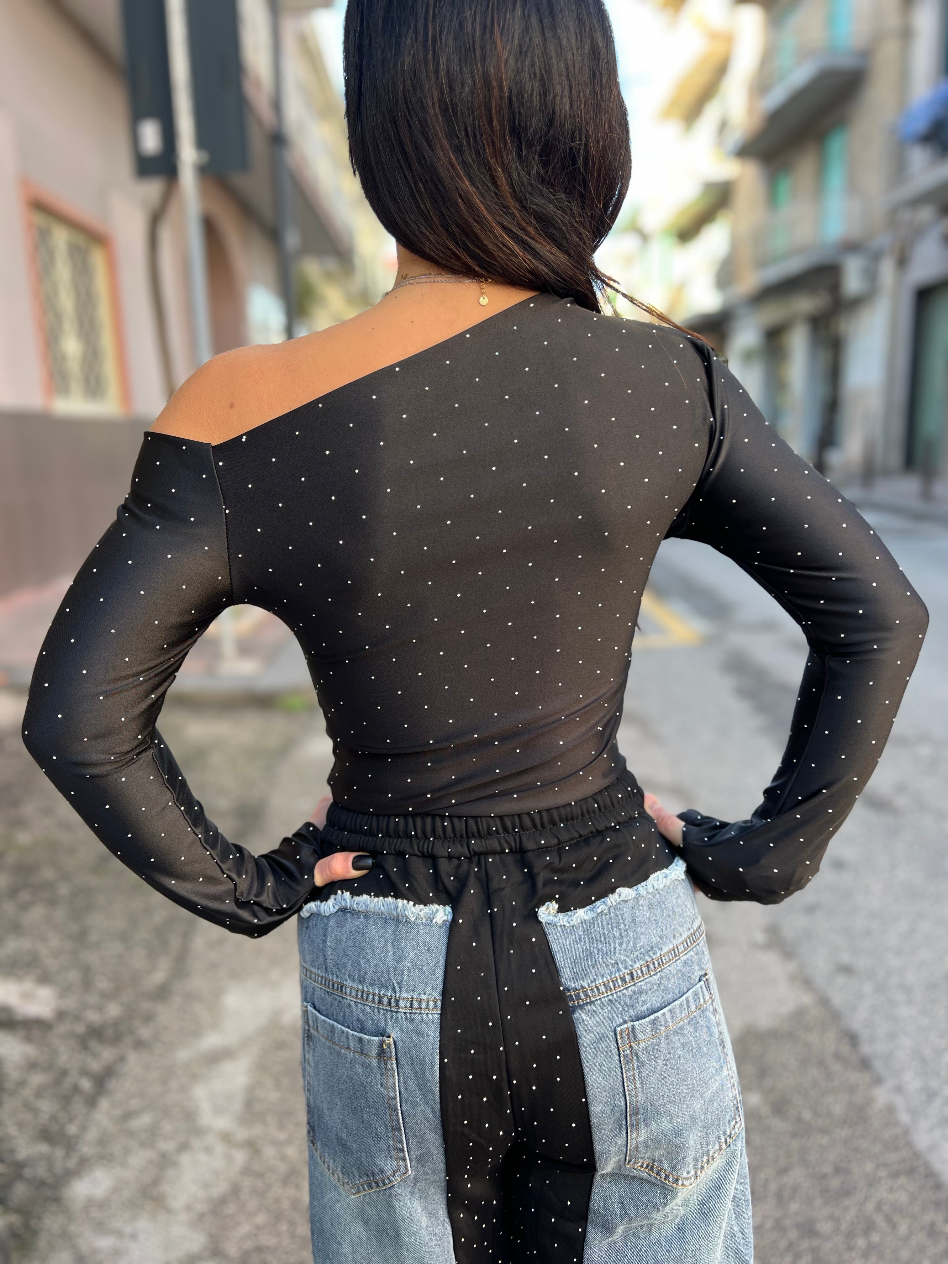 Maglia kim brillantini