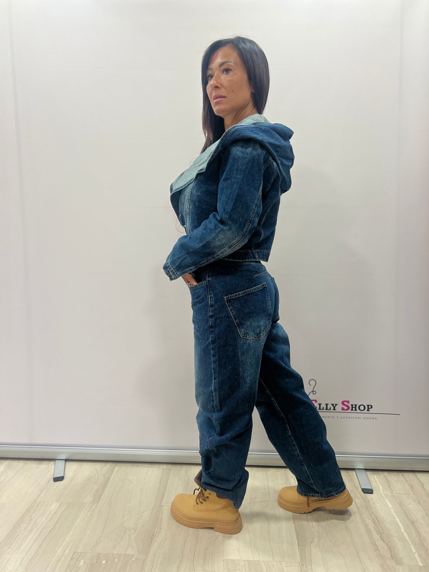 Completo in denim donna varie misure