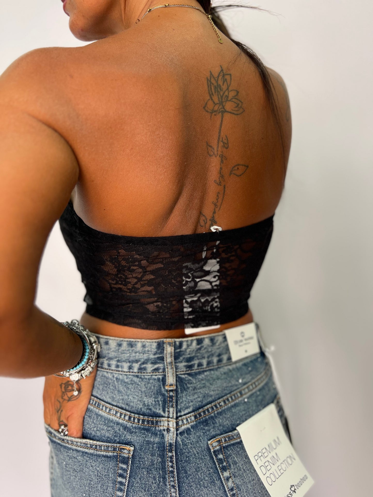 Top corpetto merletto