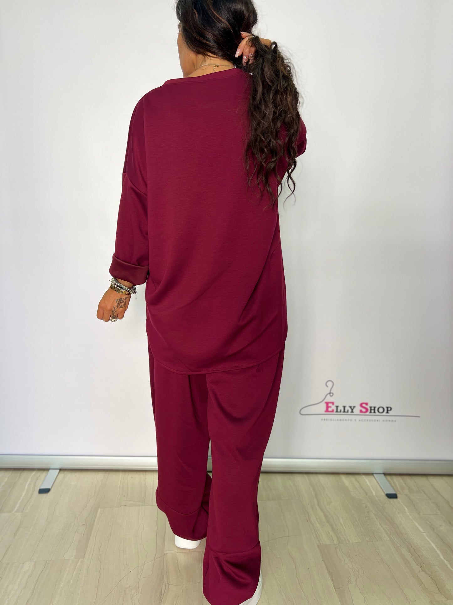Completo tuta curvy con swarovski