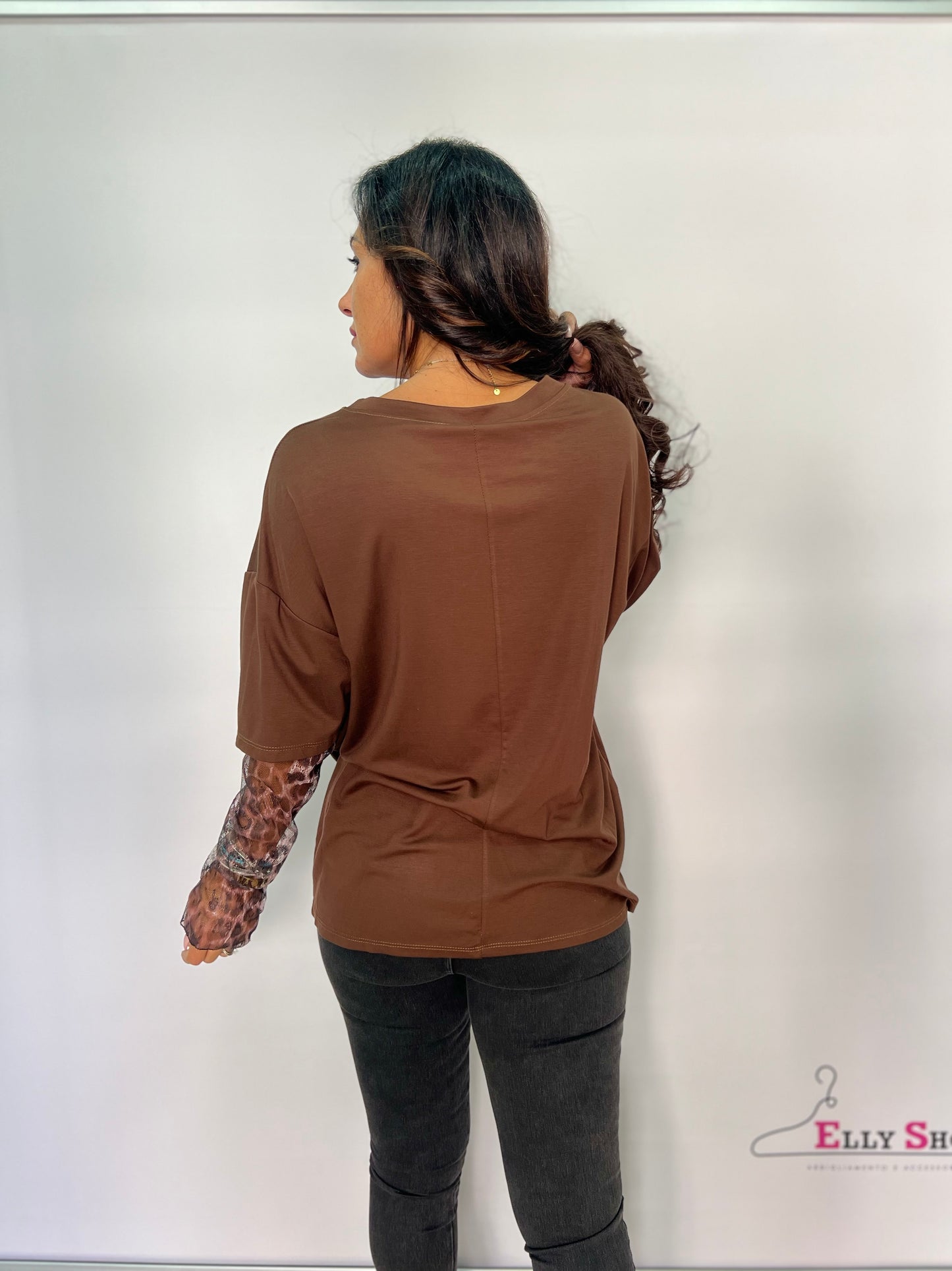 Maglia donna velata leo