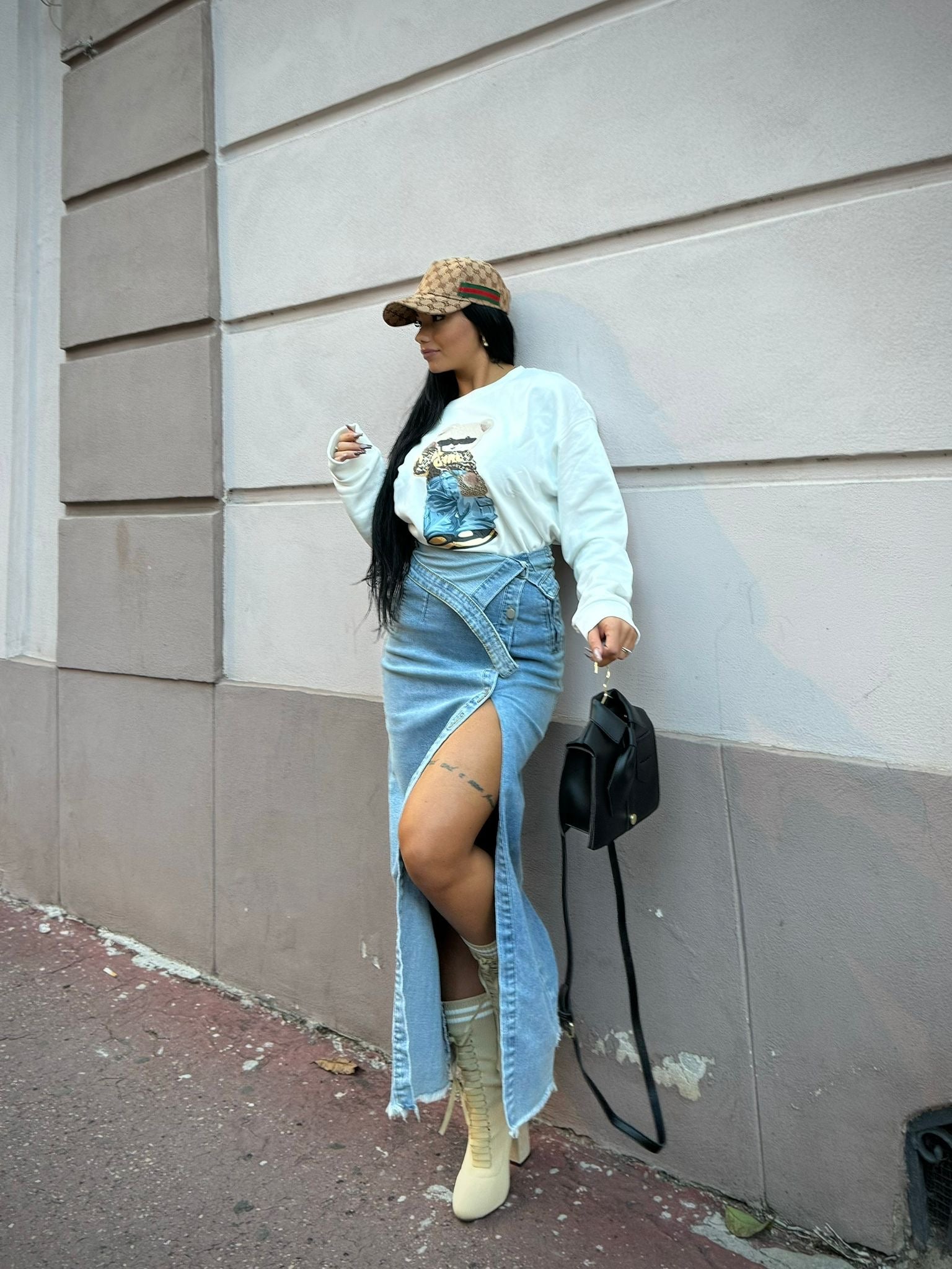 Gonna lunga jeans enea