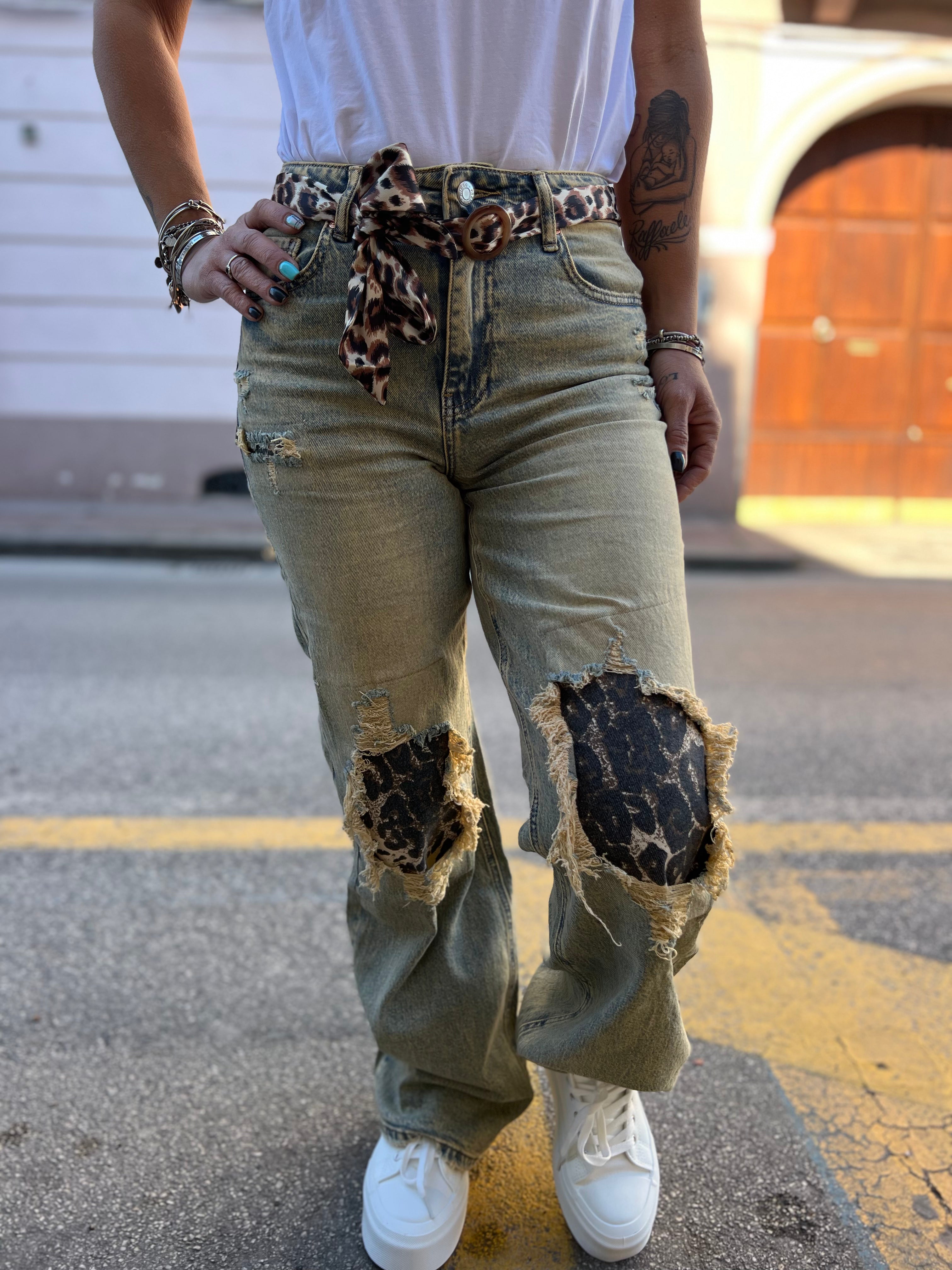 Jeans sabbiato leo