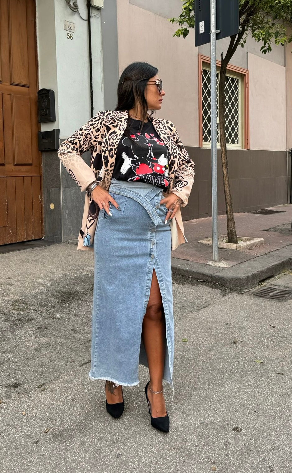 Gonna lunga jeans enea