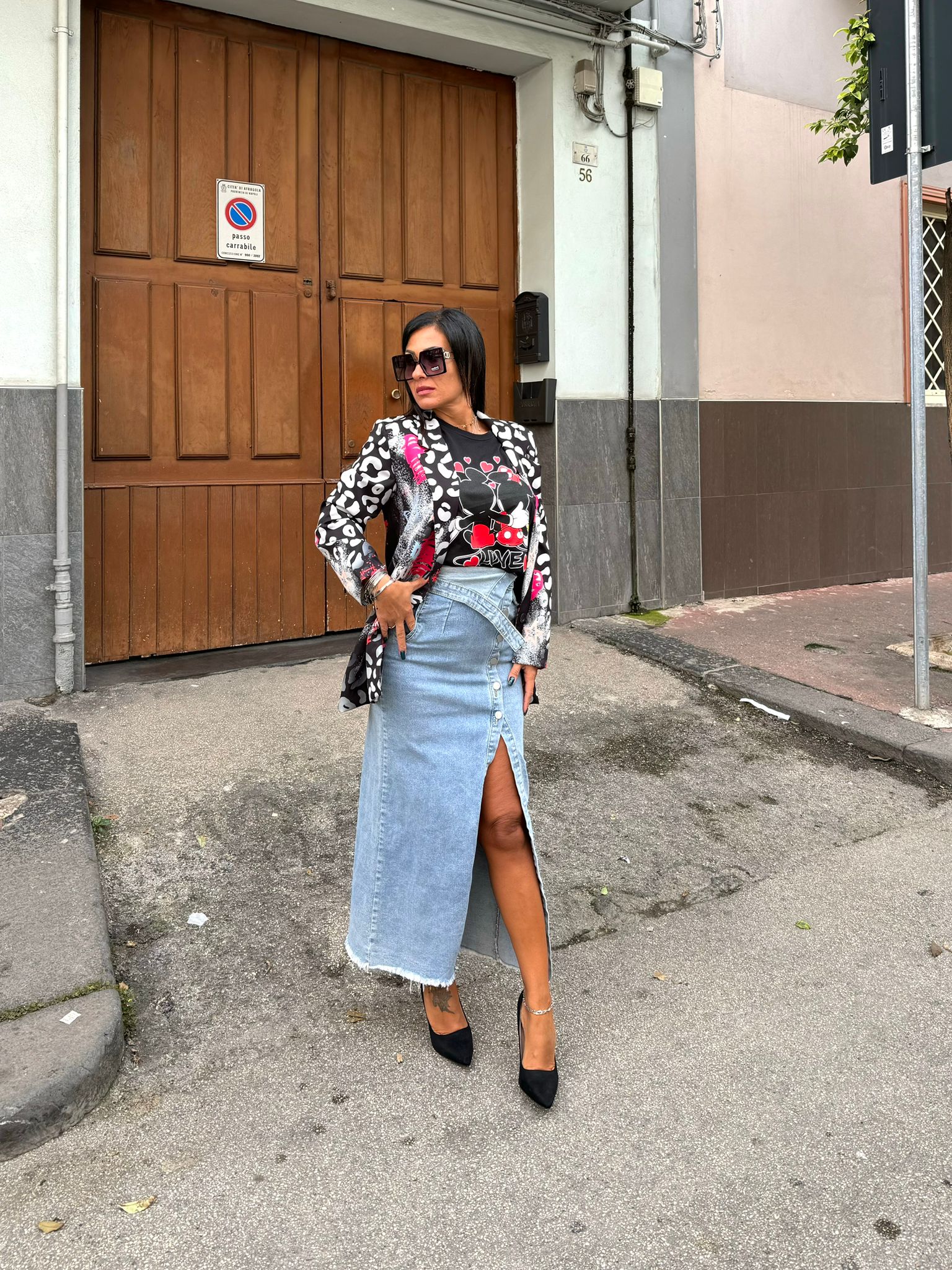 Gonna lunga jeans enea