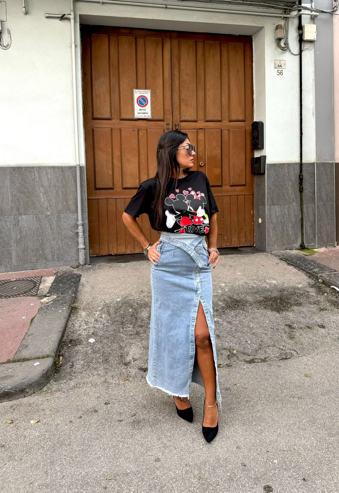 Gonna lunga jeans enea