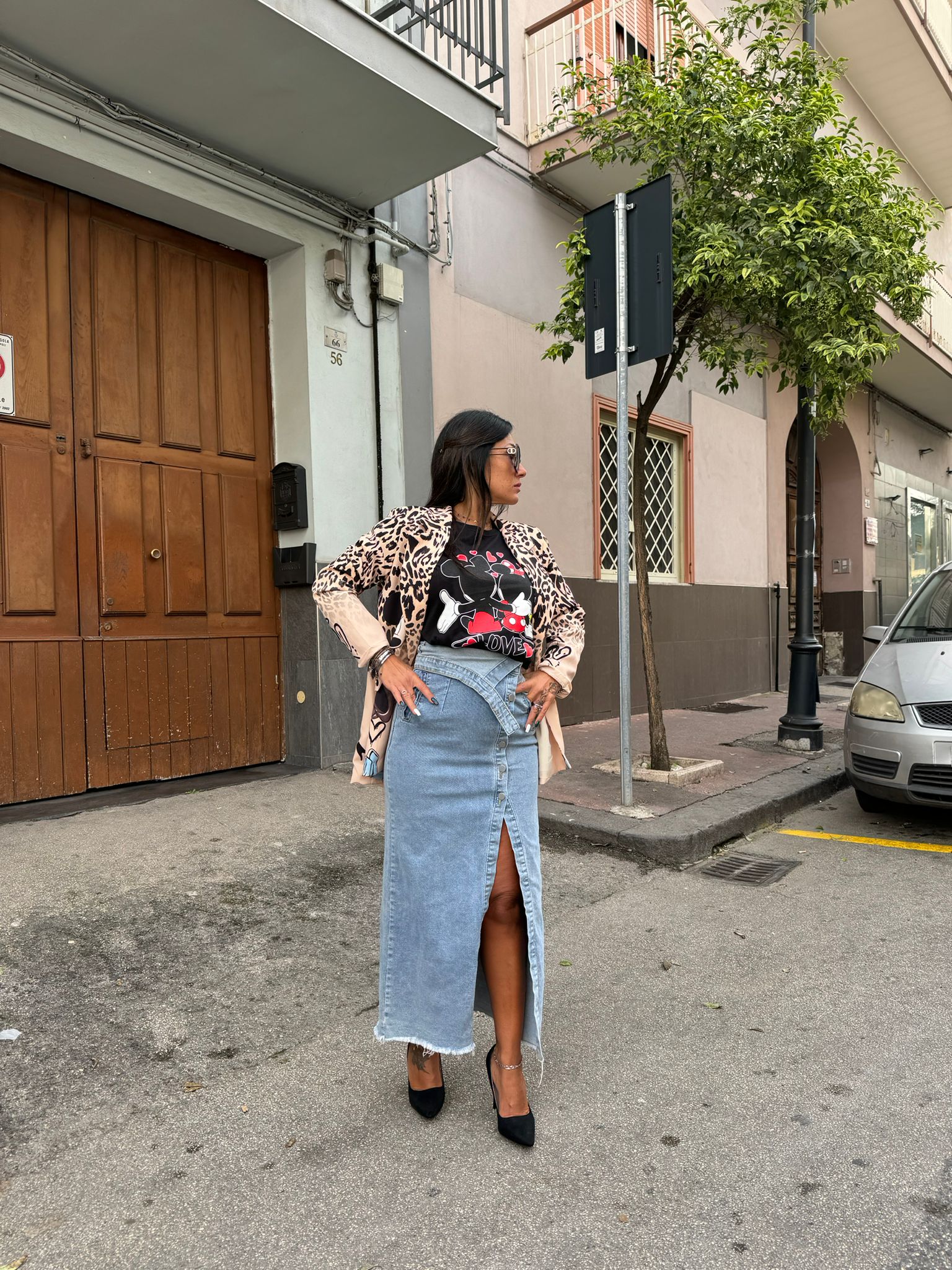 Gonna lunga jeans enea
