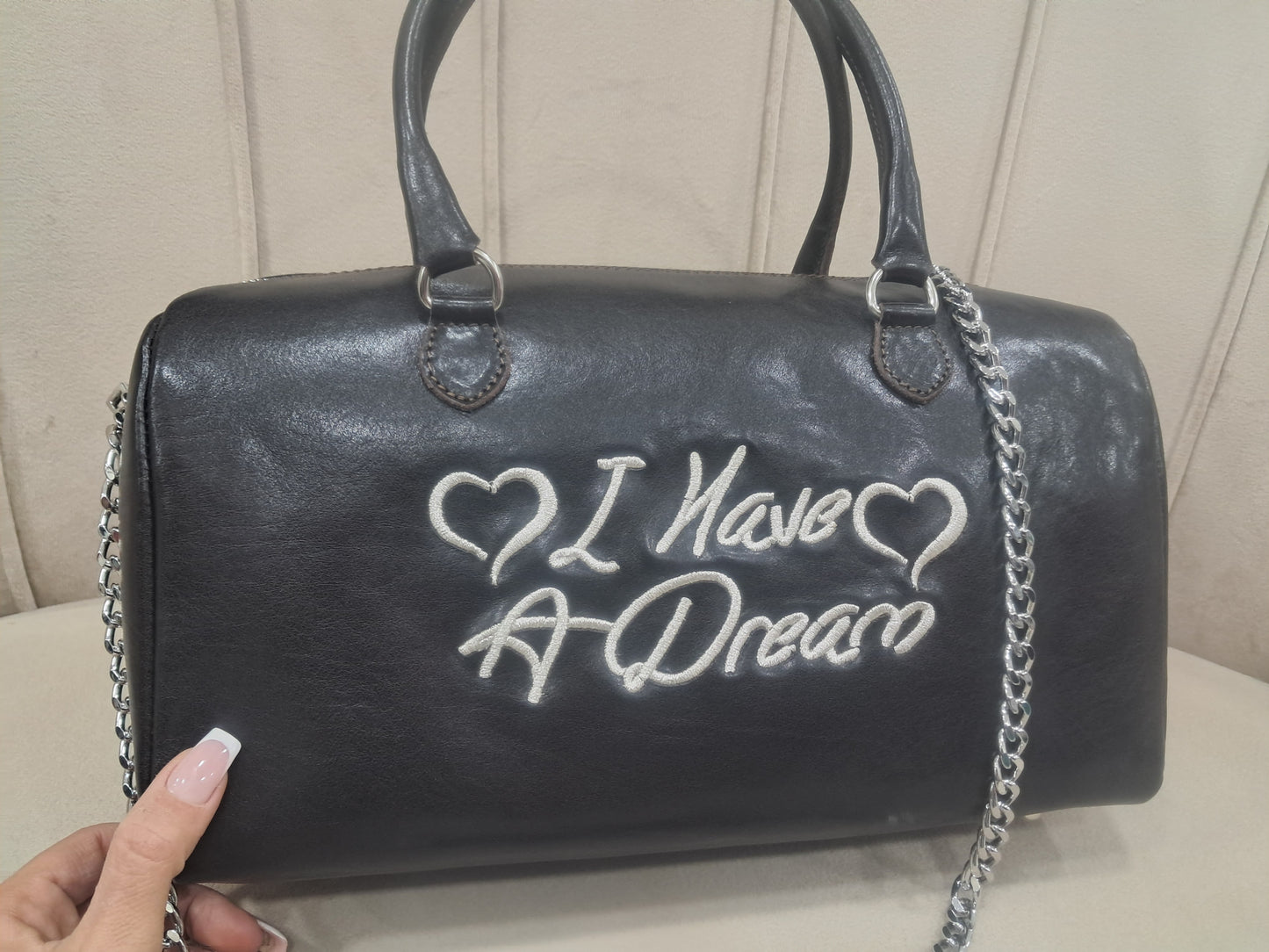 Bauletto vera pelle made in Italy