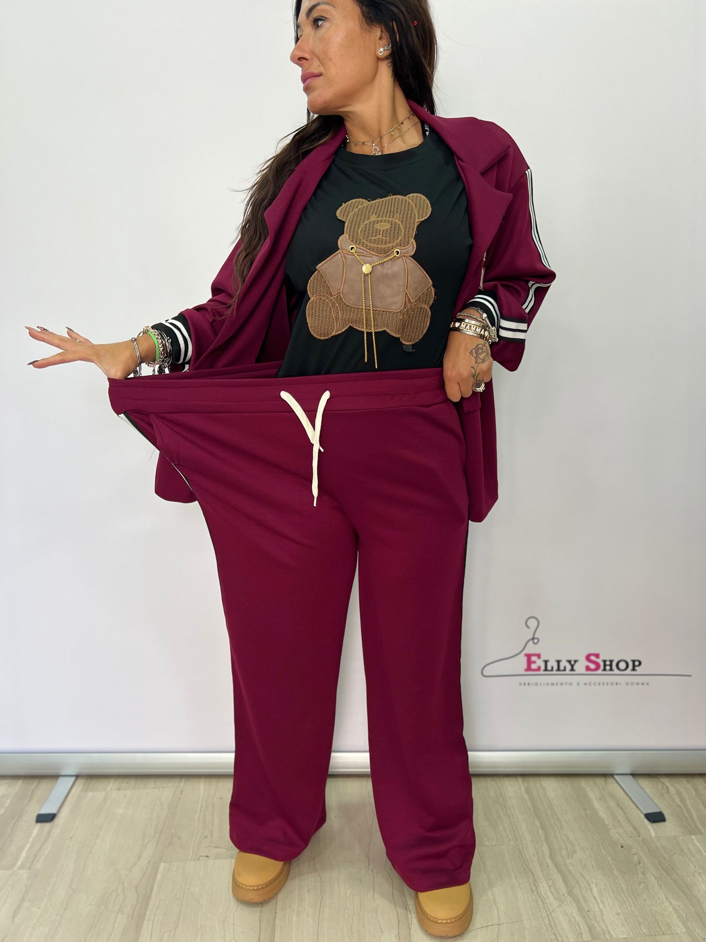 Tailleur curvy sportivo