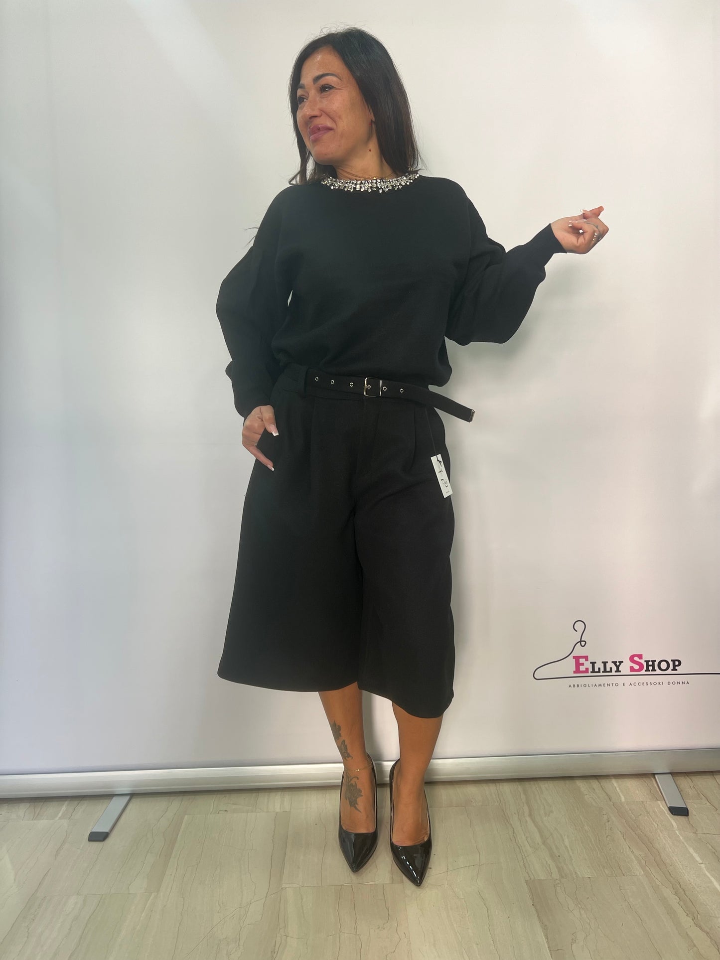 Bermuda donna con cintura elegante