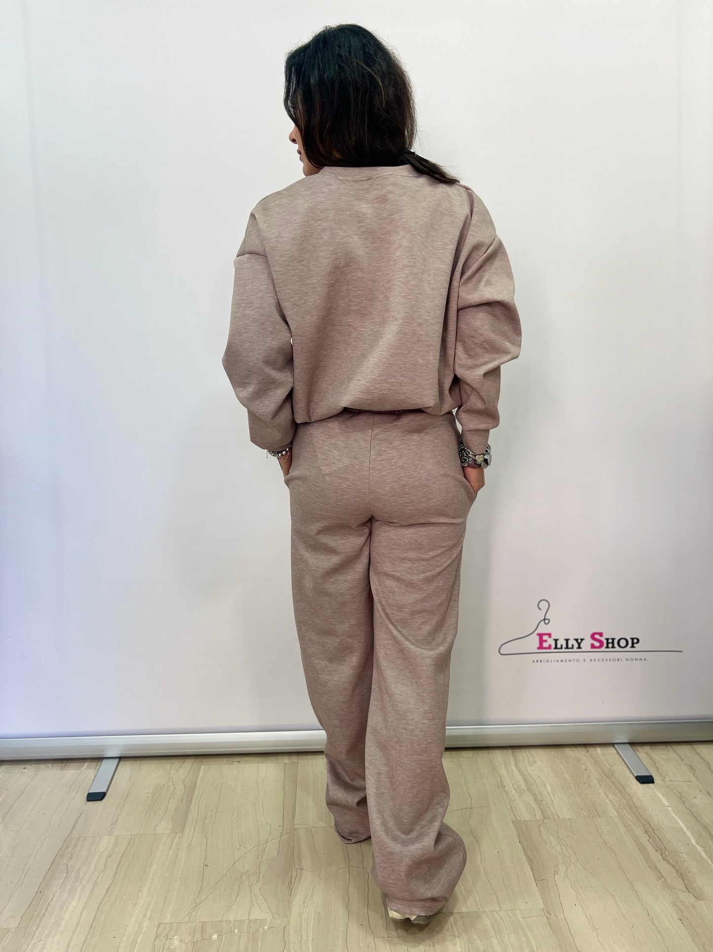 Completo tuta donna casual due pezzi comfort