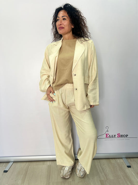 Completo donna blazer pantalone elegante
