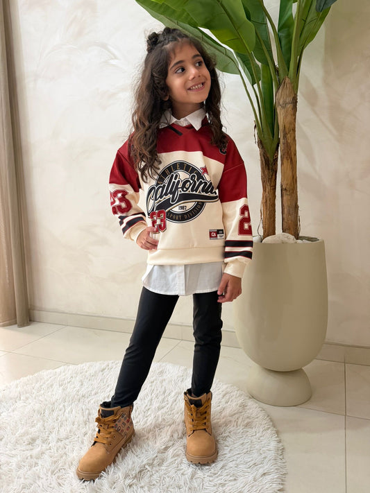 Completo sportivo California bambina