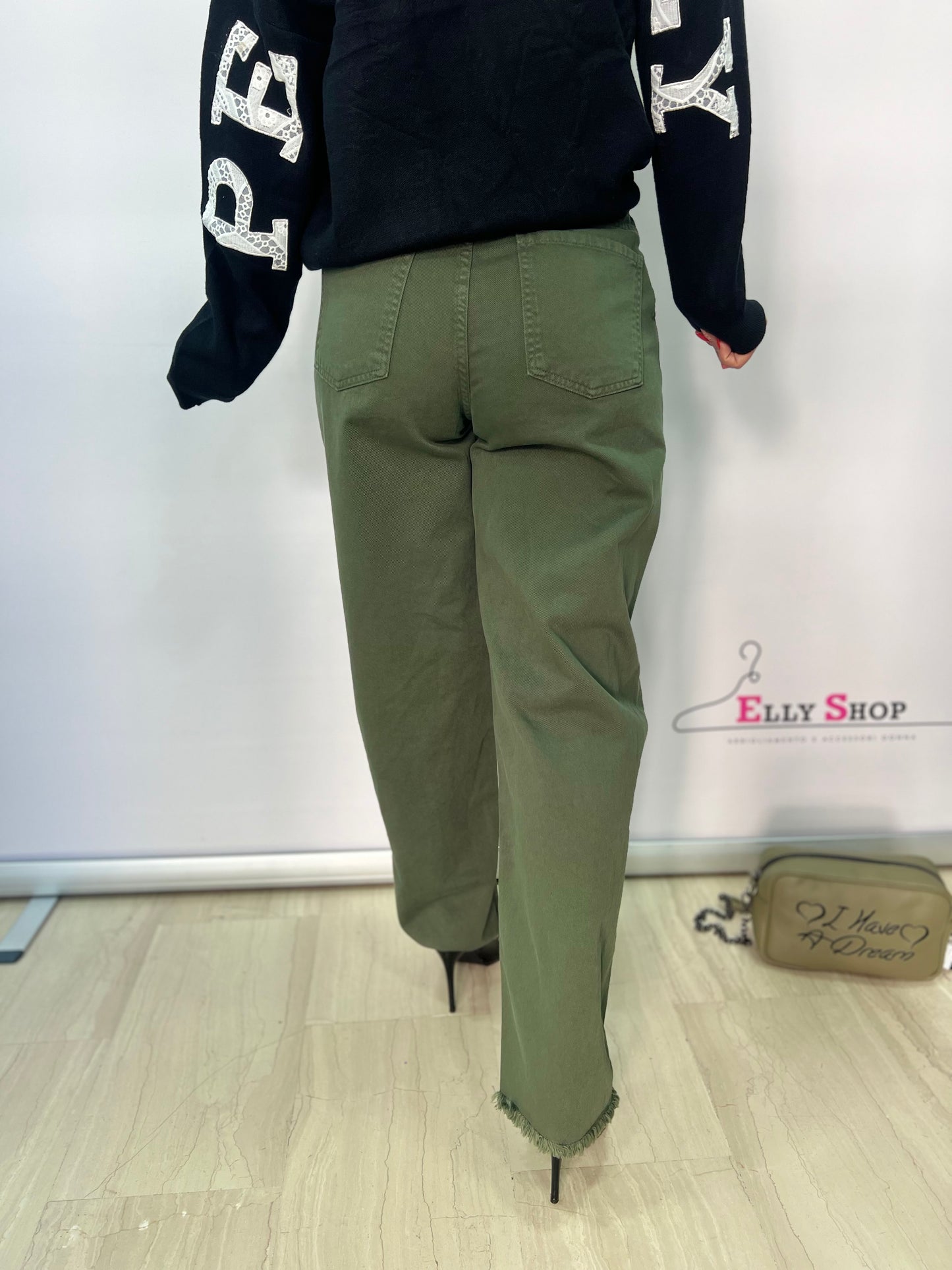 Jeans donna vita alta balloon