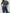 Completo denim donna crop e bermuda casual