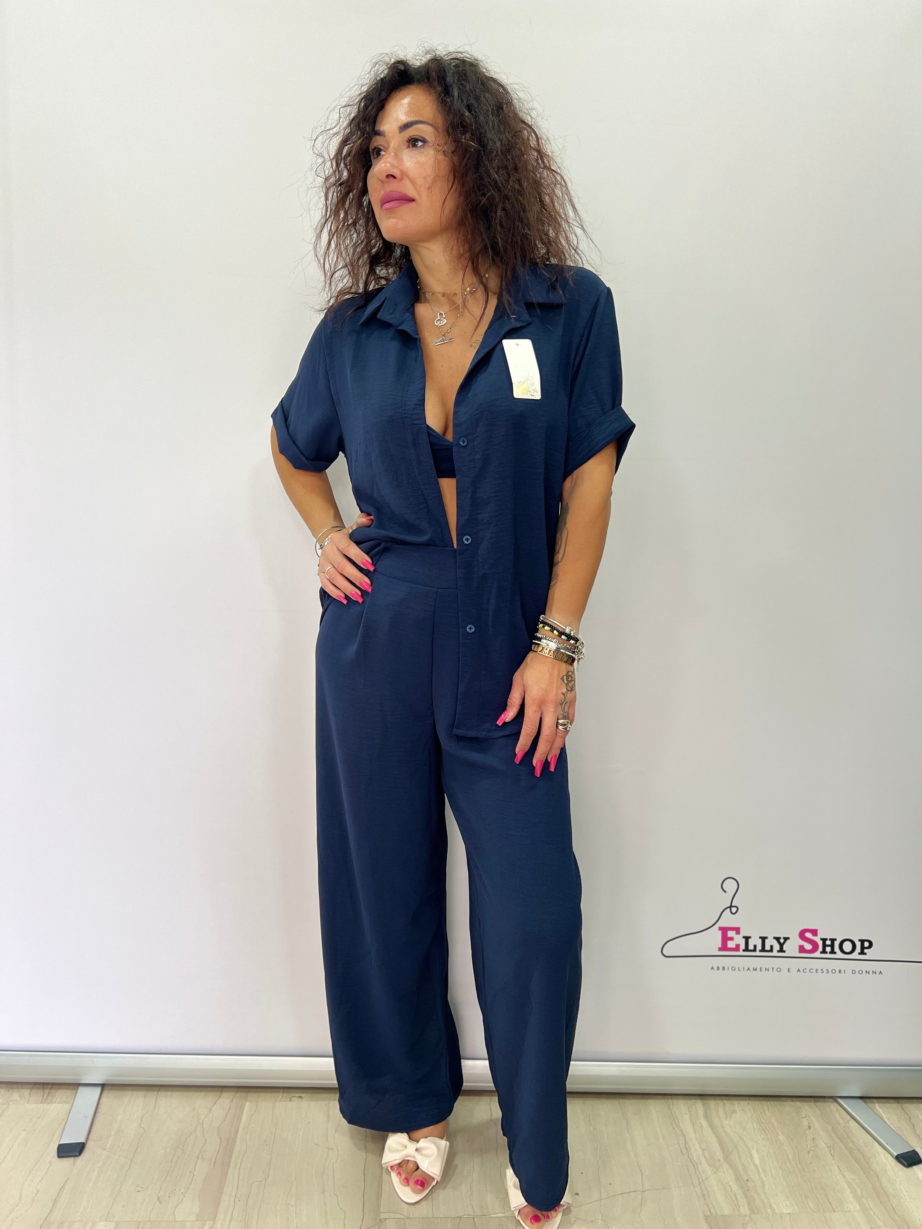 Completo donna 3 pezzi palazzo estivo