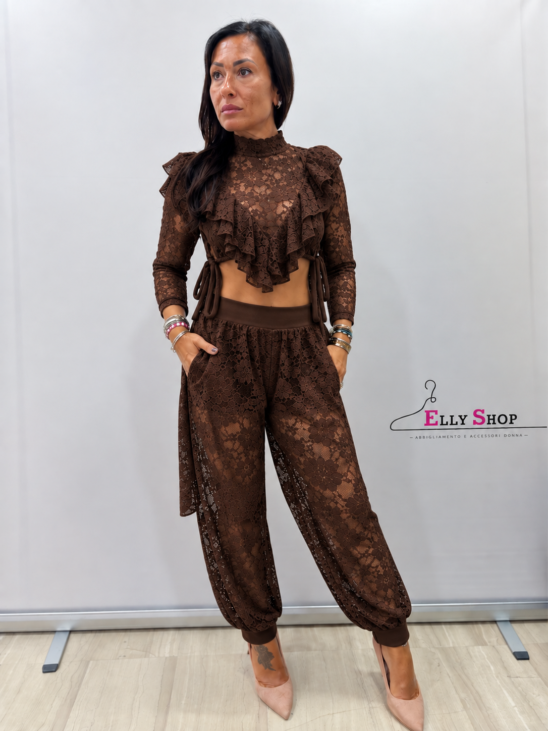 Completo Serena Donna in Pizzo Elegance