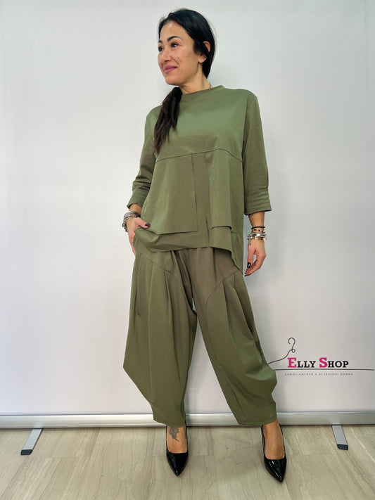 Completo donna oversize due pezzi elegante