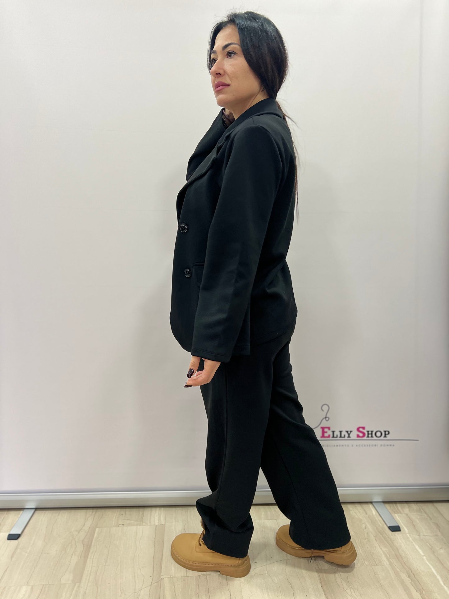 Completo donna blazer e pantalone morbido