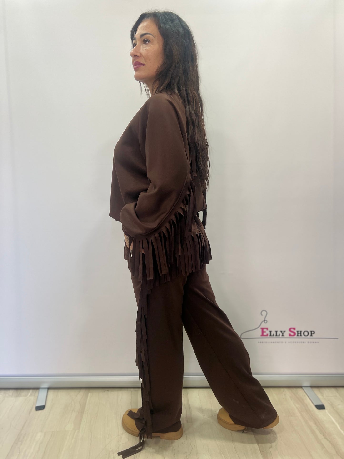 Completo donna con frange moderno