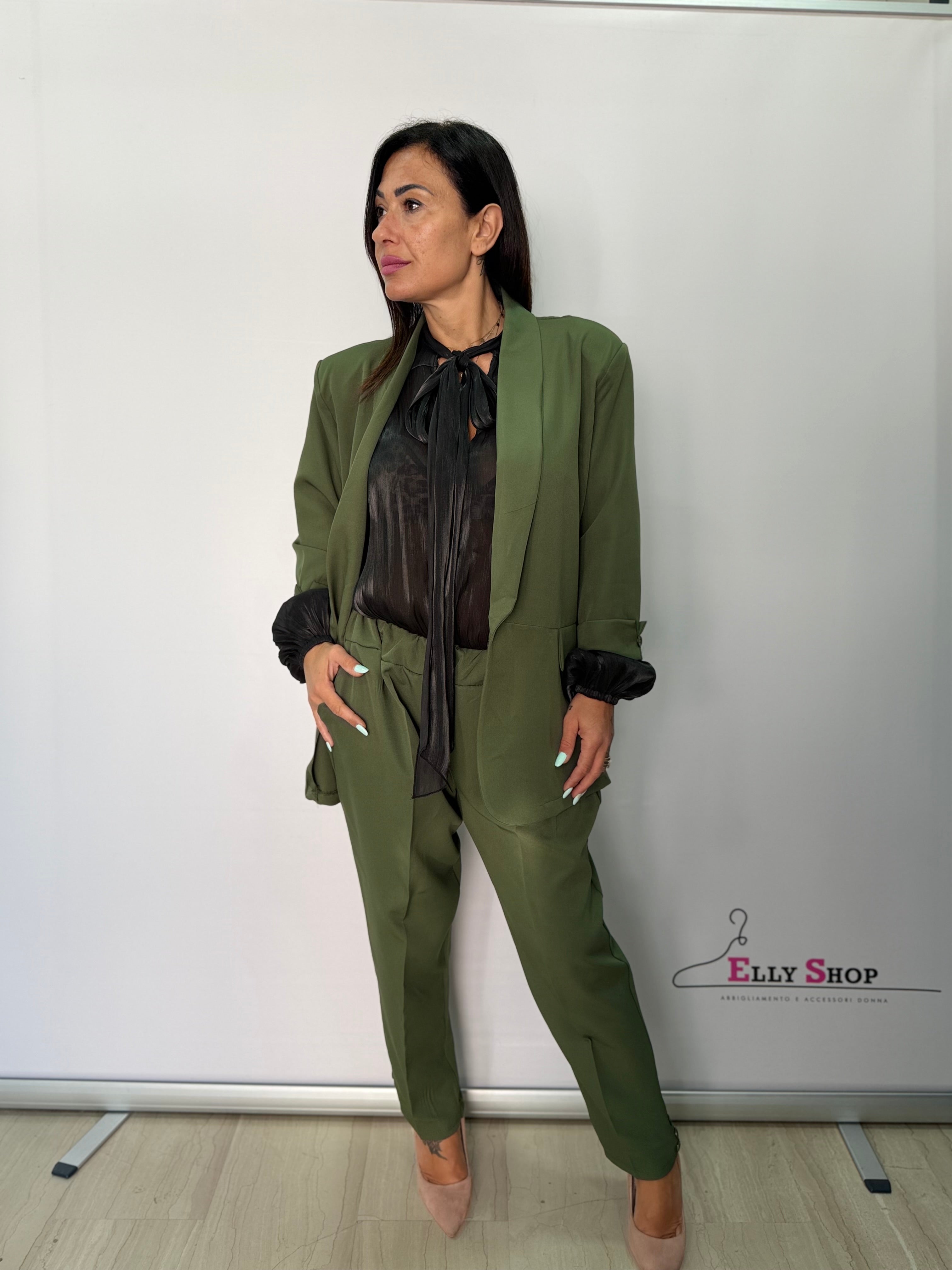 Tailleur curvy elegante donna vari colori