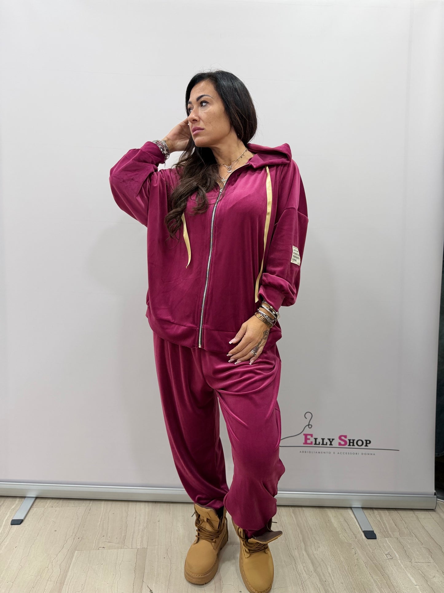 Completo donna curvy elasticizzato