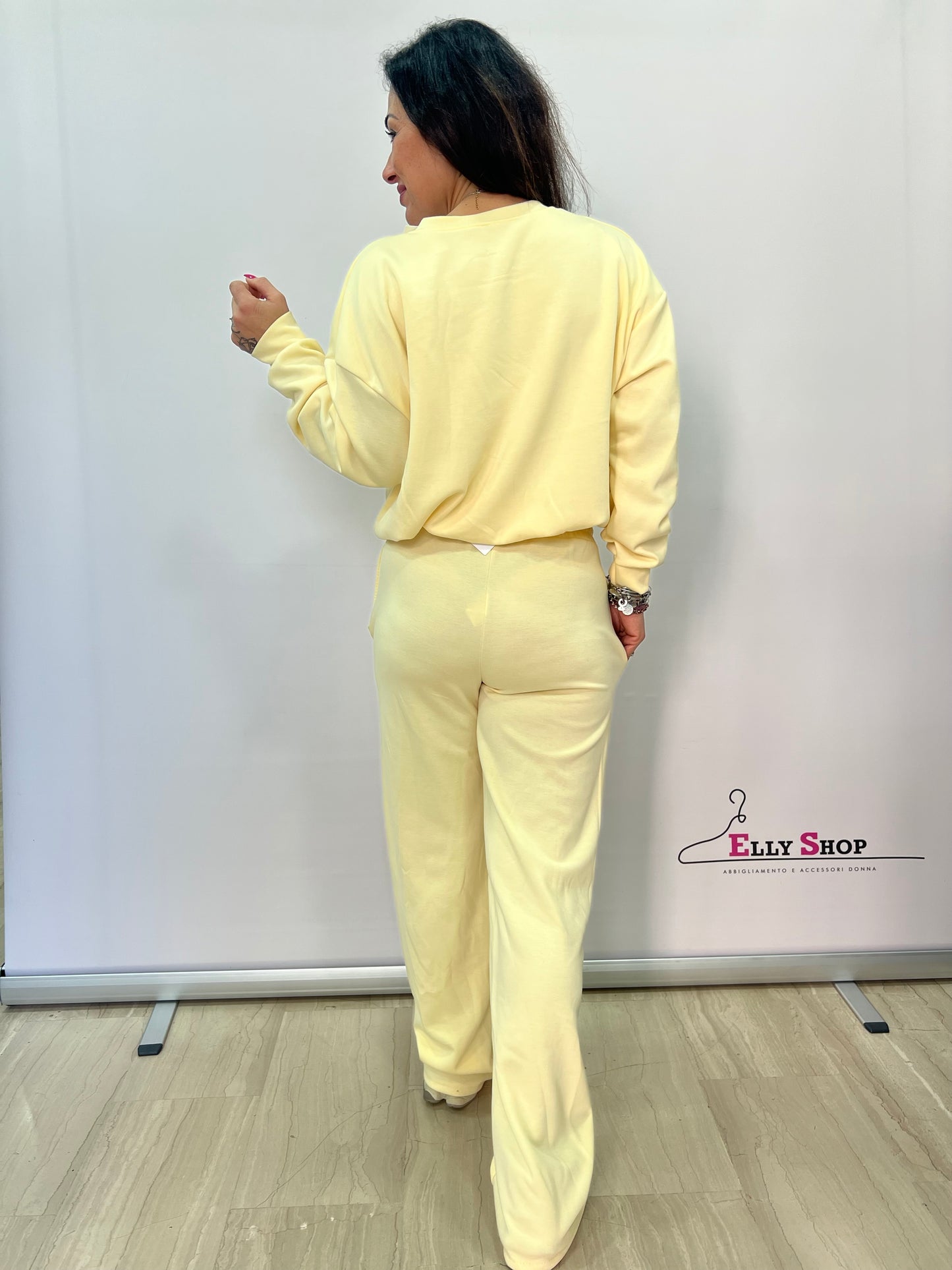 Completo tuta donna casual due pezzi comfort