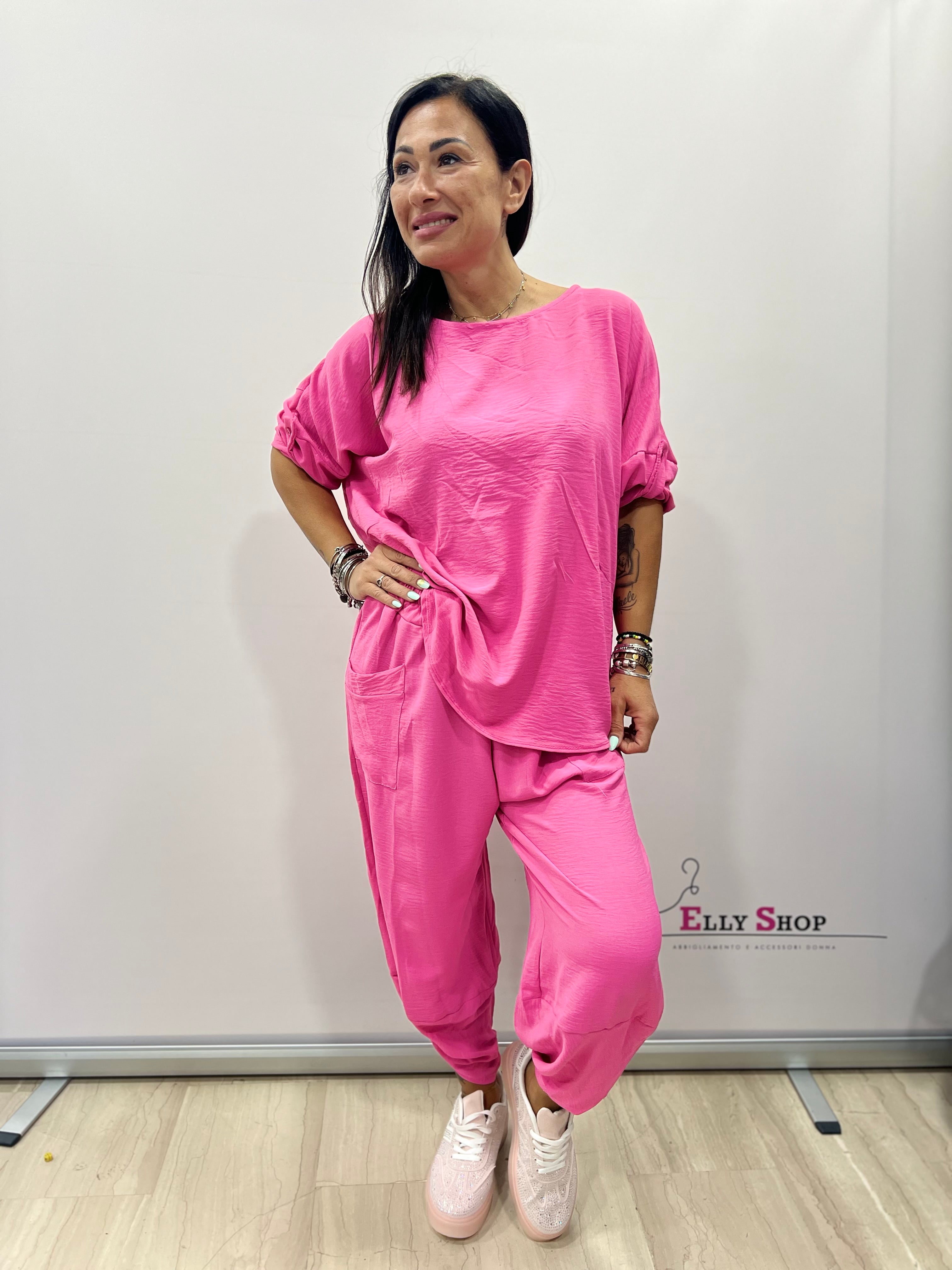 Completo donna morbido casual due pezzi