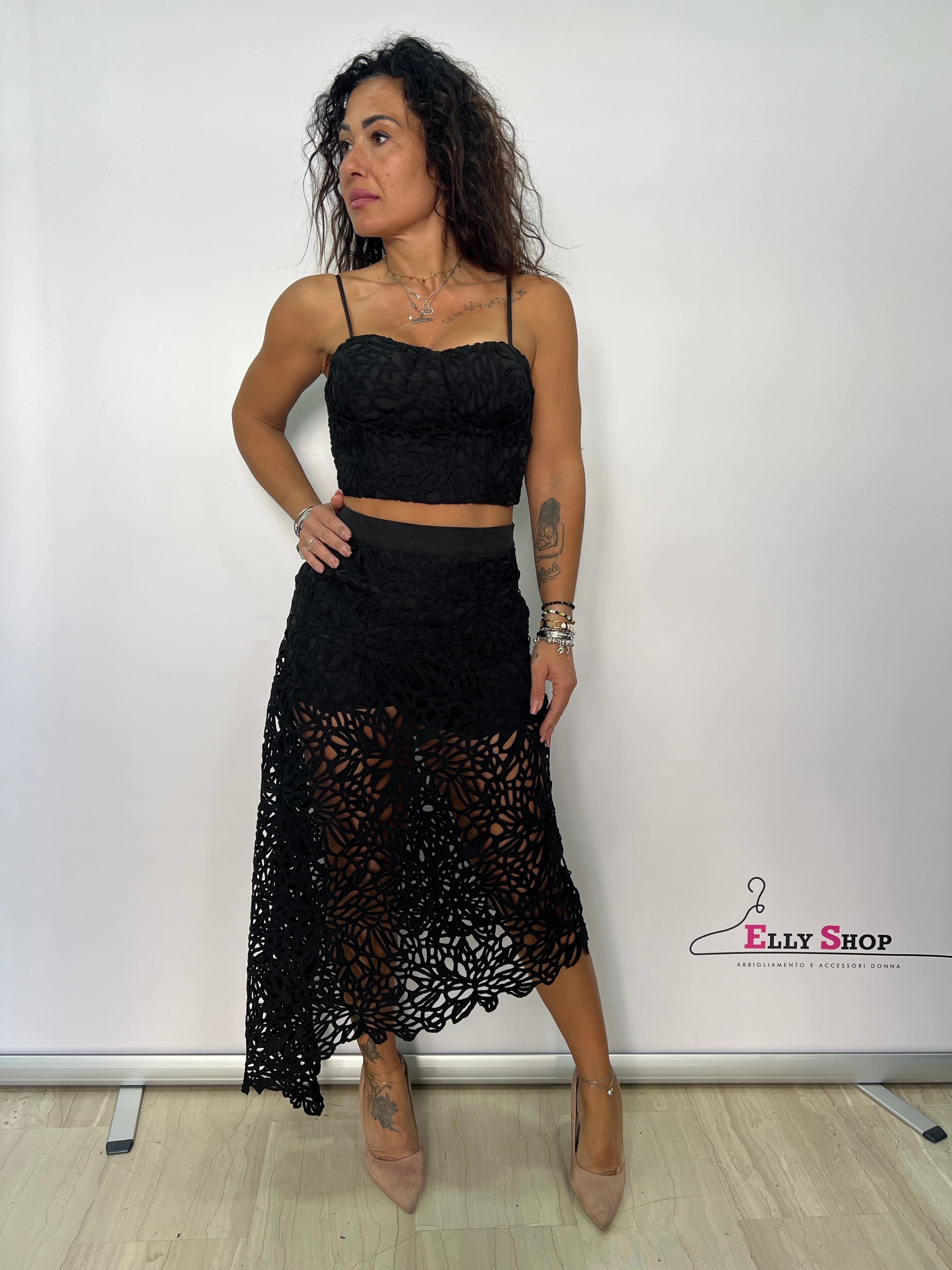 Completo donna traforato Beyoncé elegante estivo