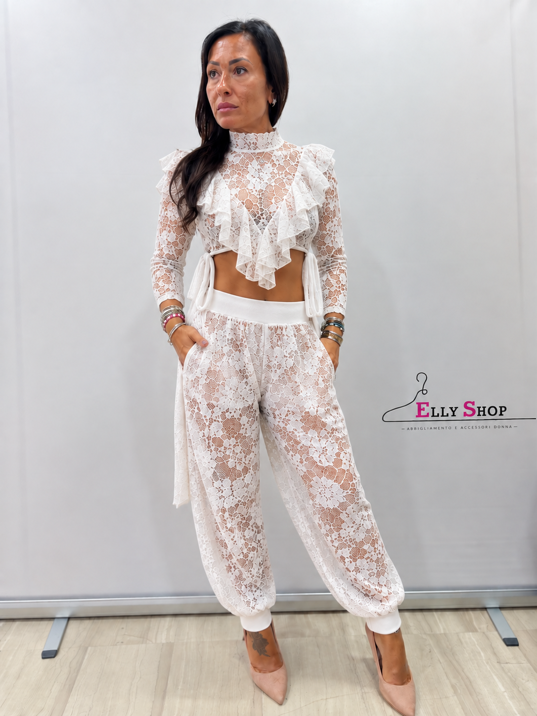 Completo Serena Donna in Pizzo Elegance