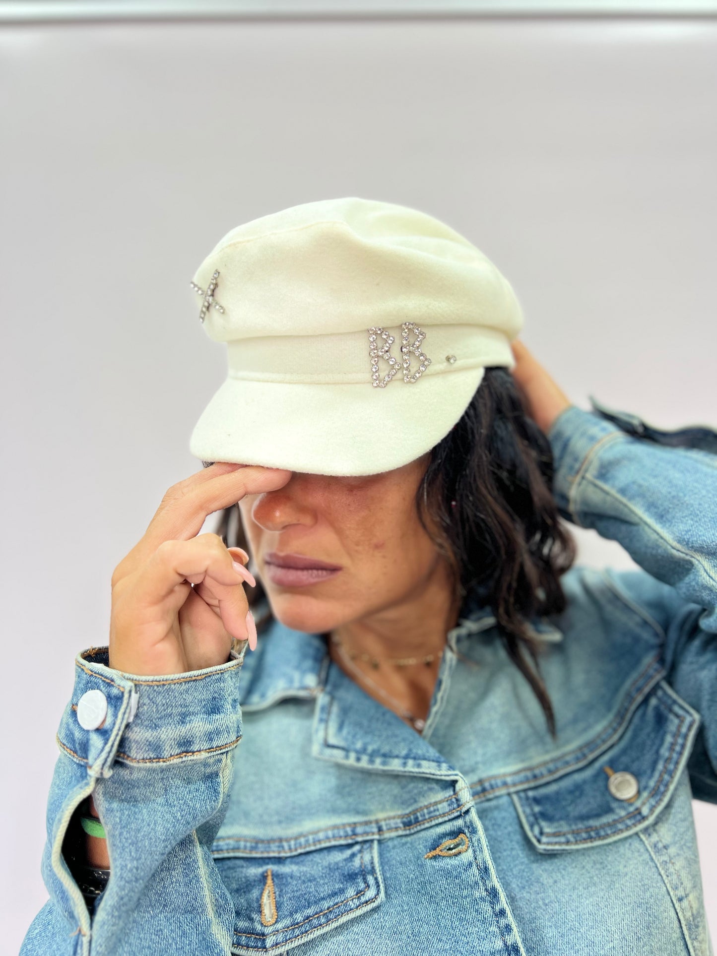 Cappello con Swarovski
