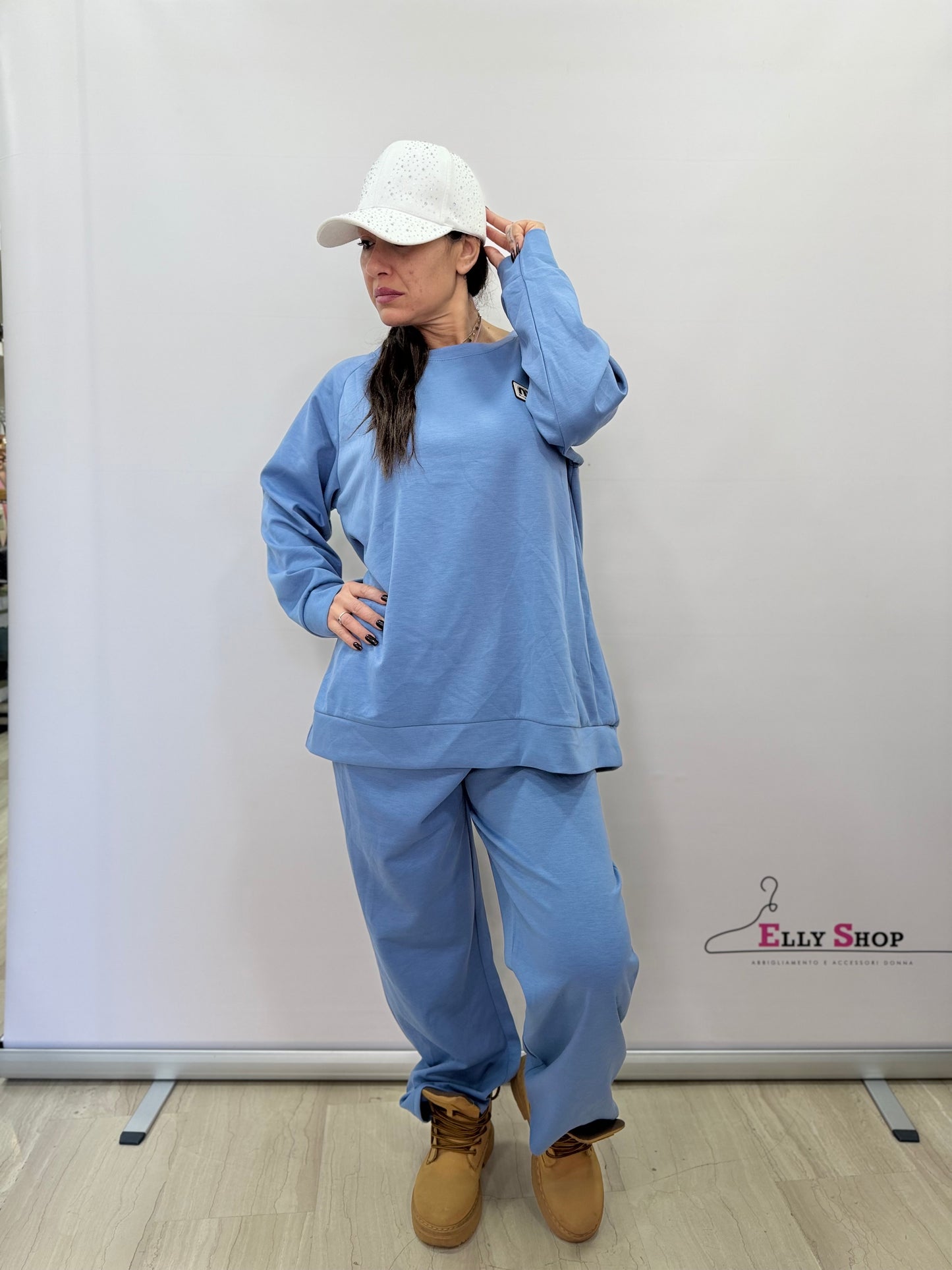 Completo curvy donna due pezzi casual comfort