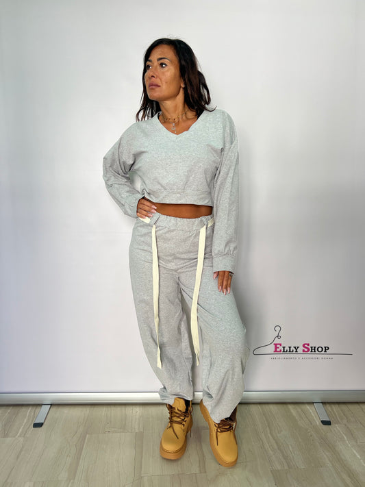 Completo tuta donna con cintura