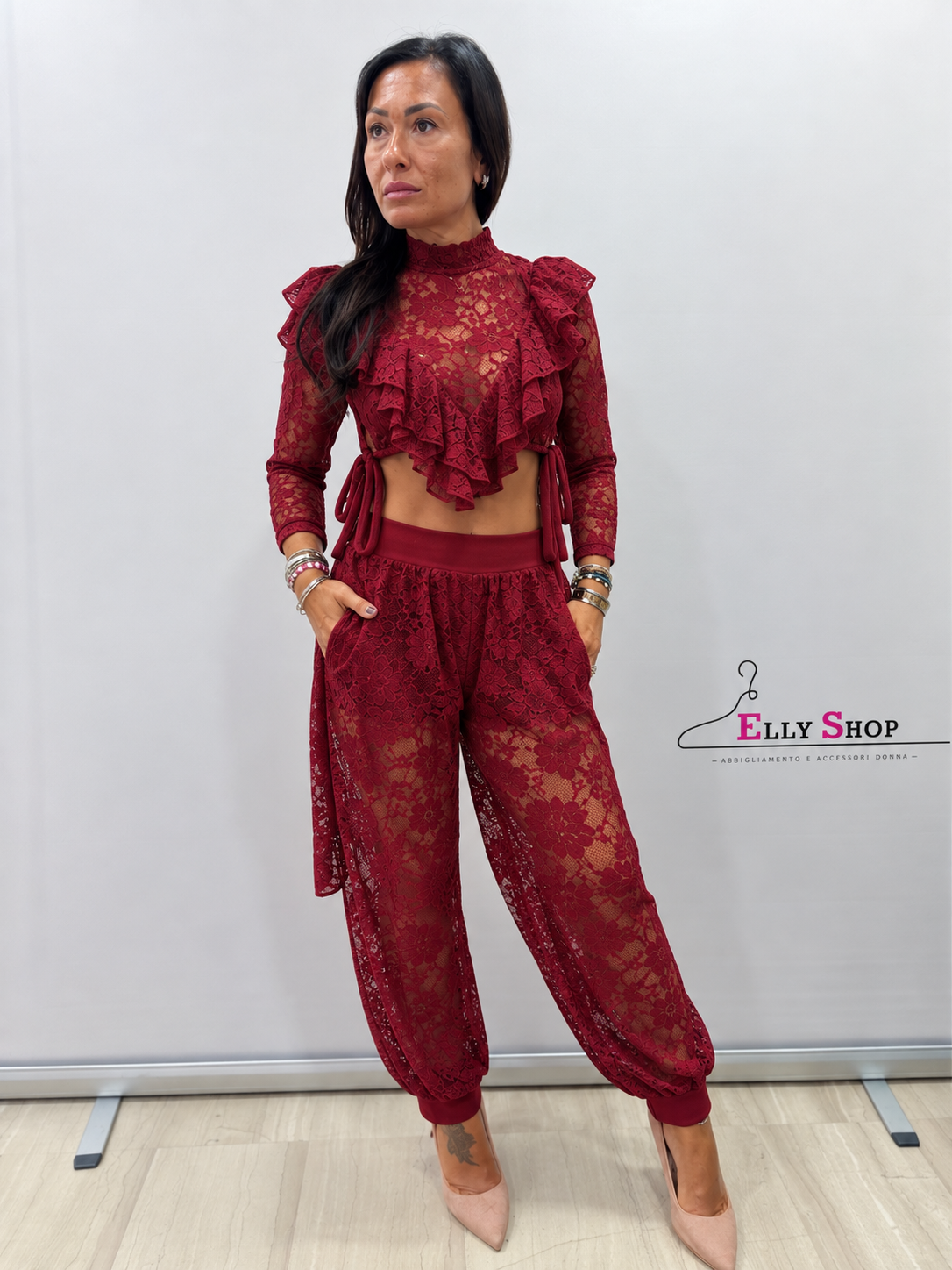 Completo Serena Donna in Pizzo Elegance