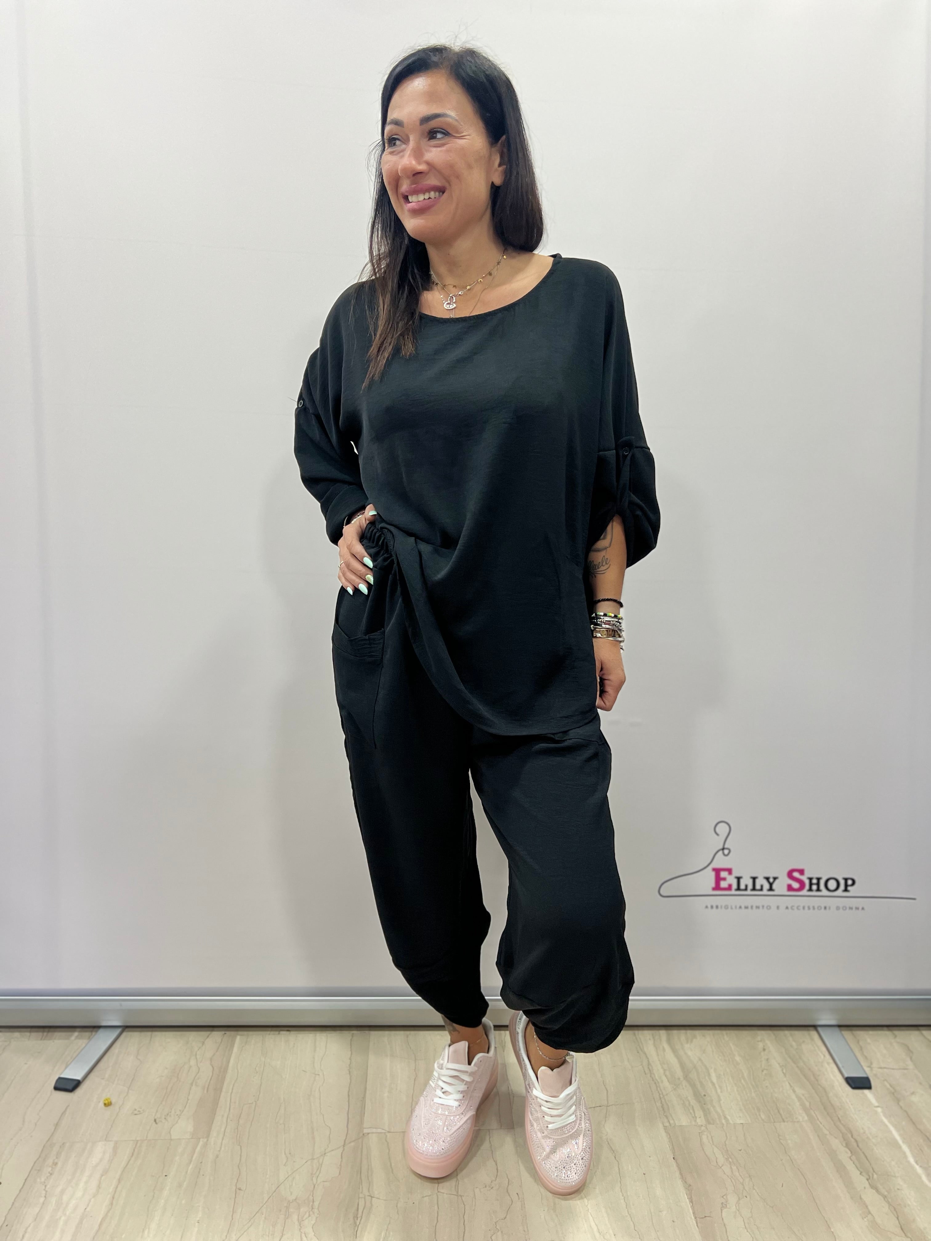 Completo donna morbido casual due pezzi