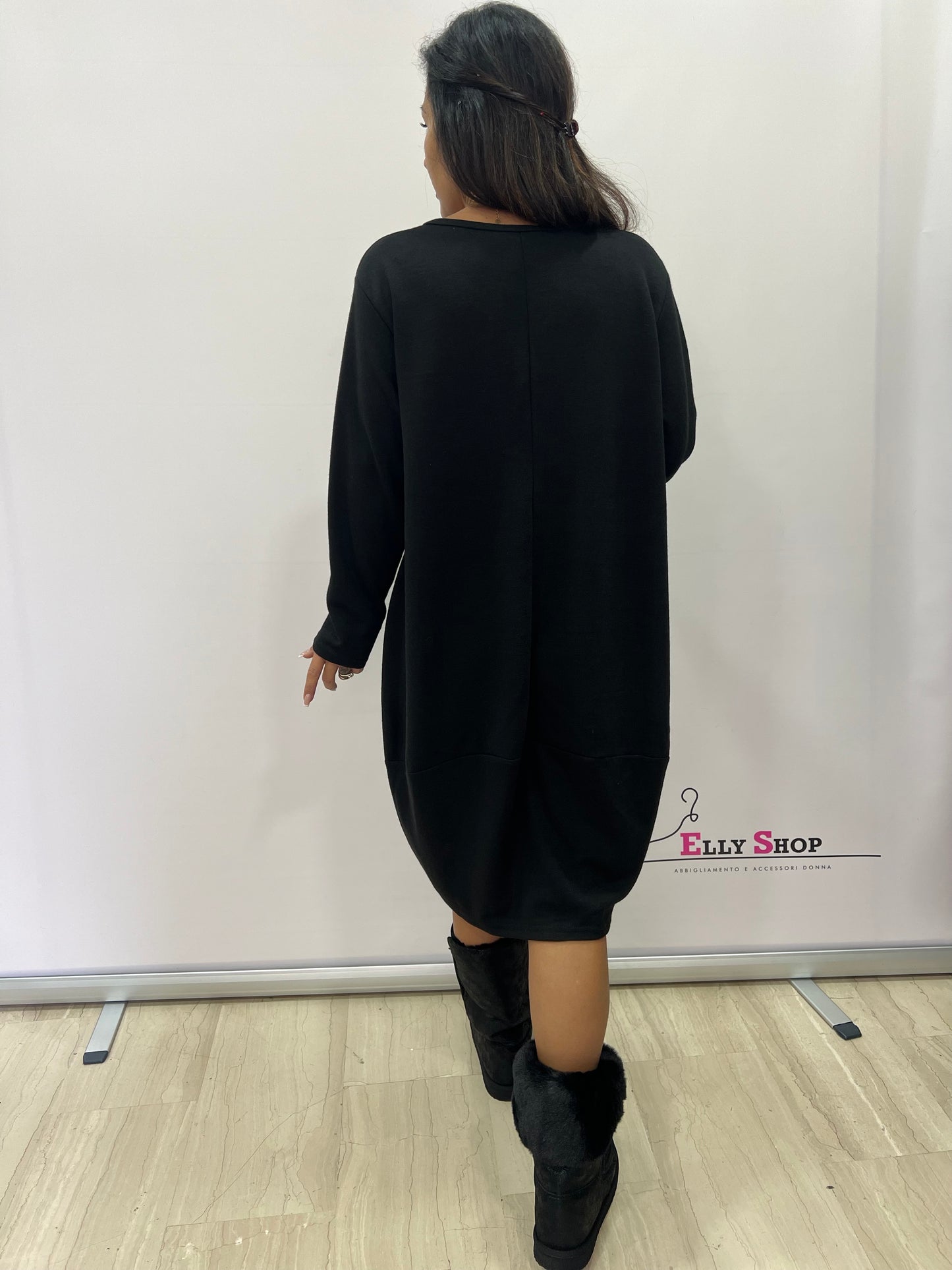 Abito curvy paillettes donna