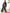 Completo Bambina Tartan con Strass e Pantalone Palazzo