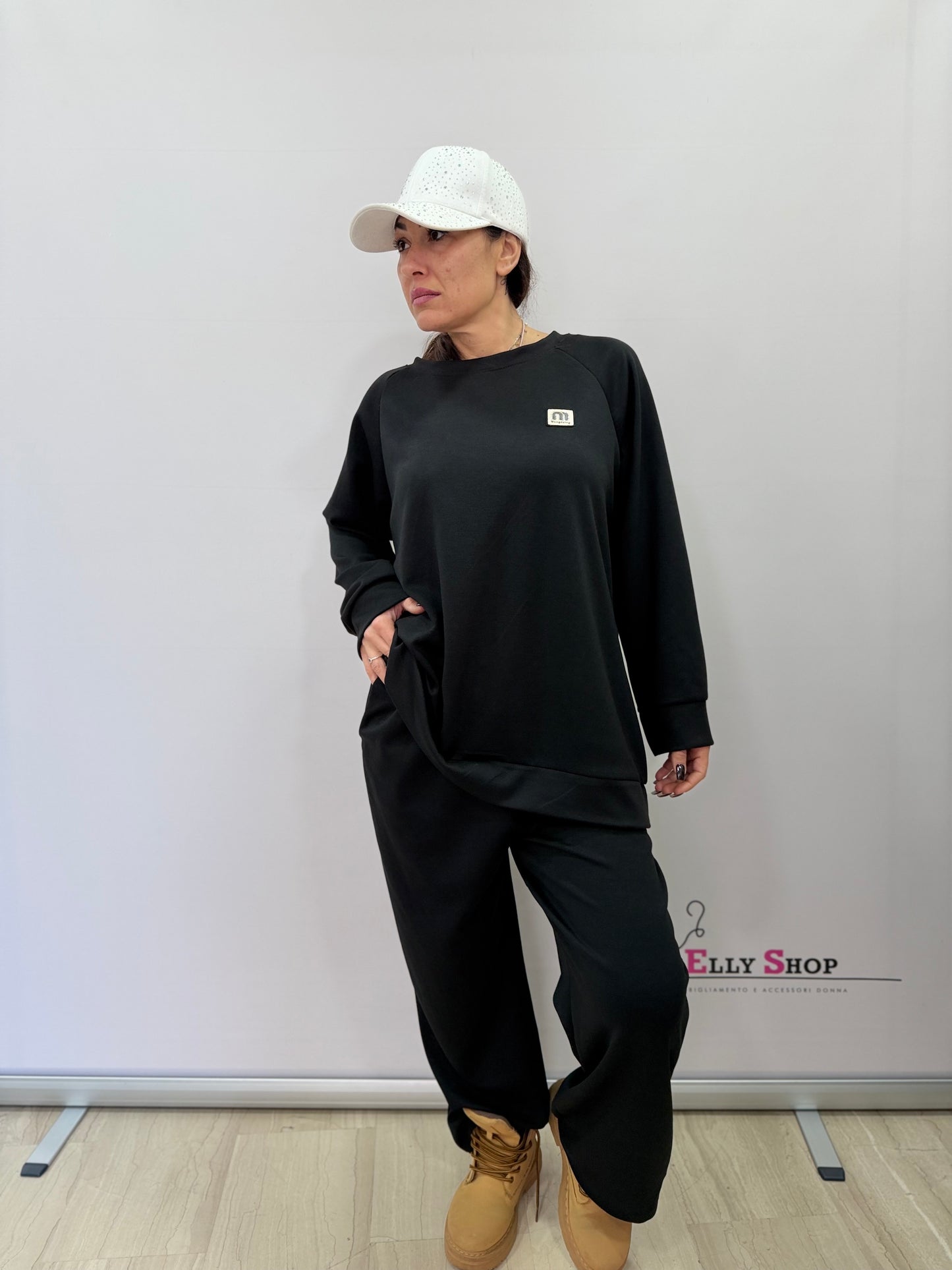 Completo curvy donna due pezzi casual comfort