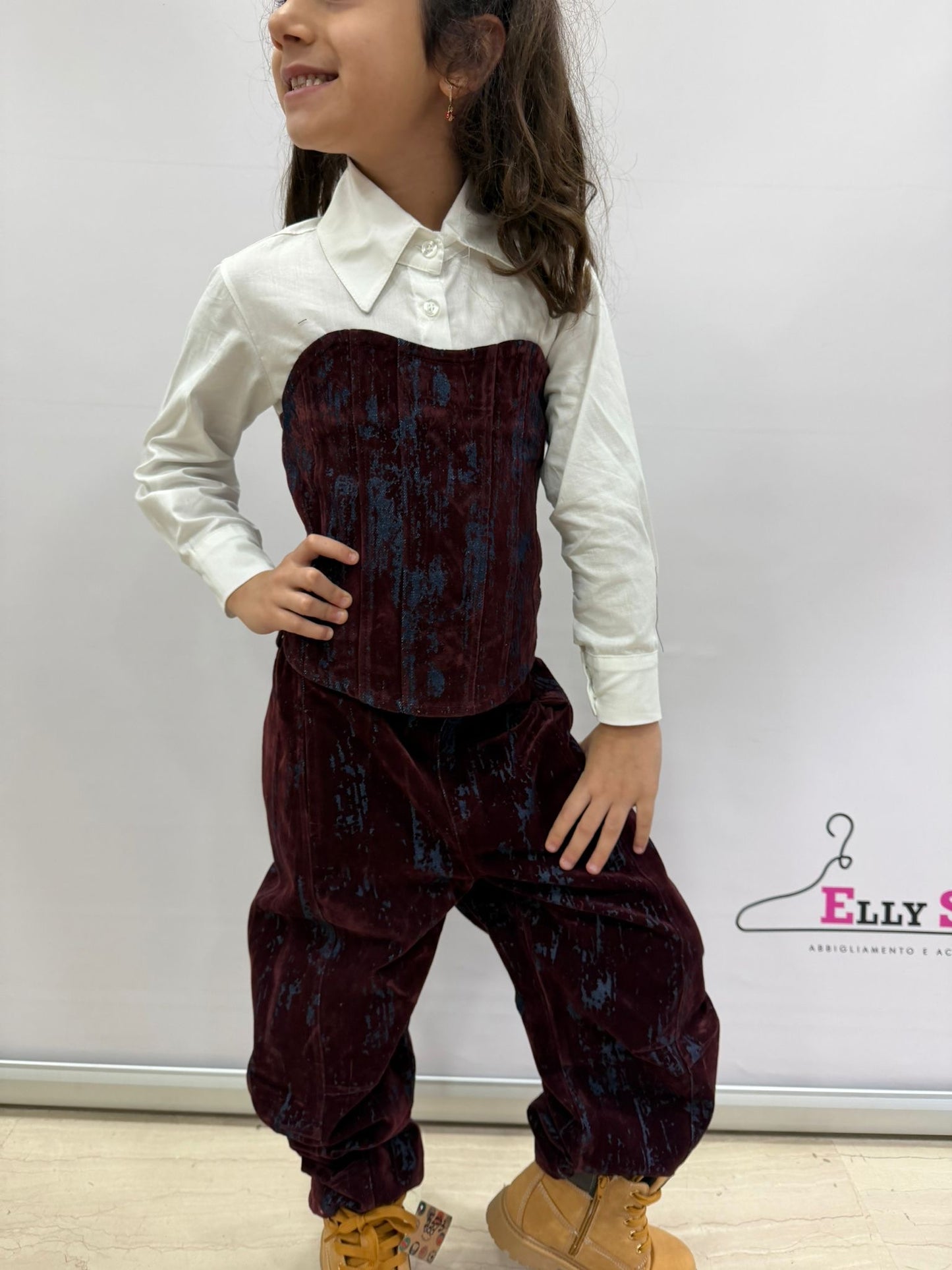 Corsetto elegante bambina stile bustier