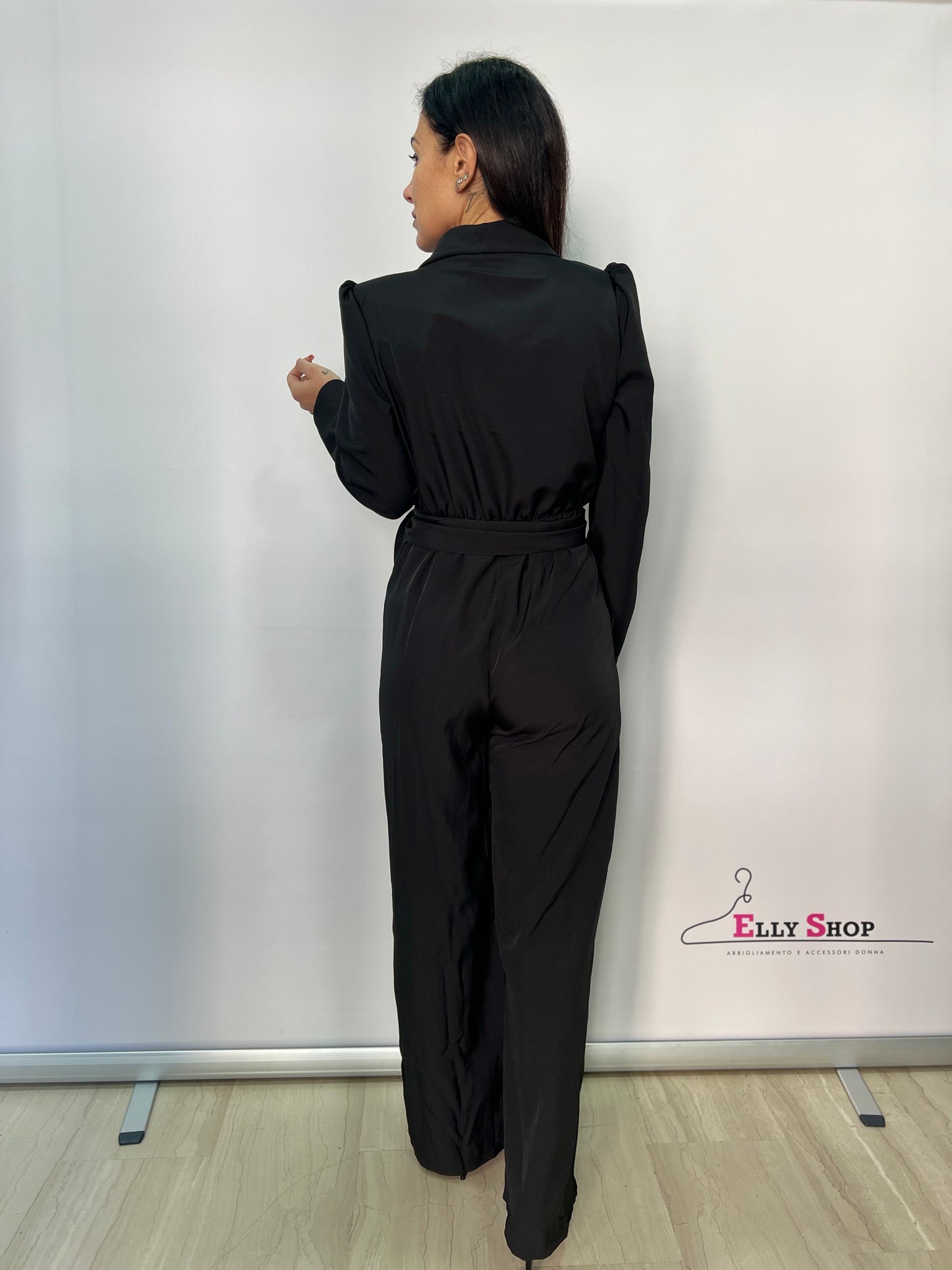 Tuta intera elegante donna con cintura